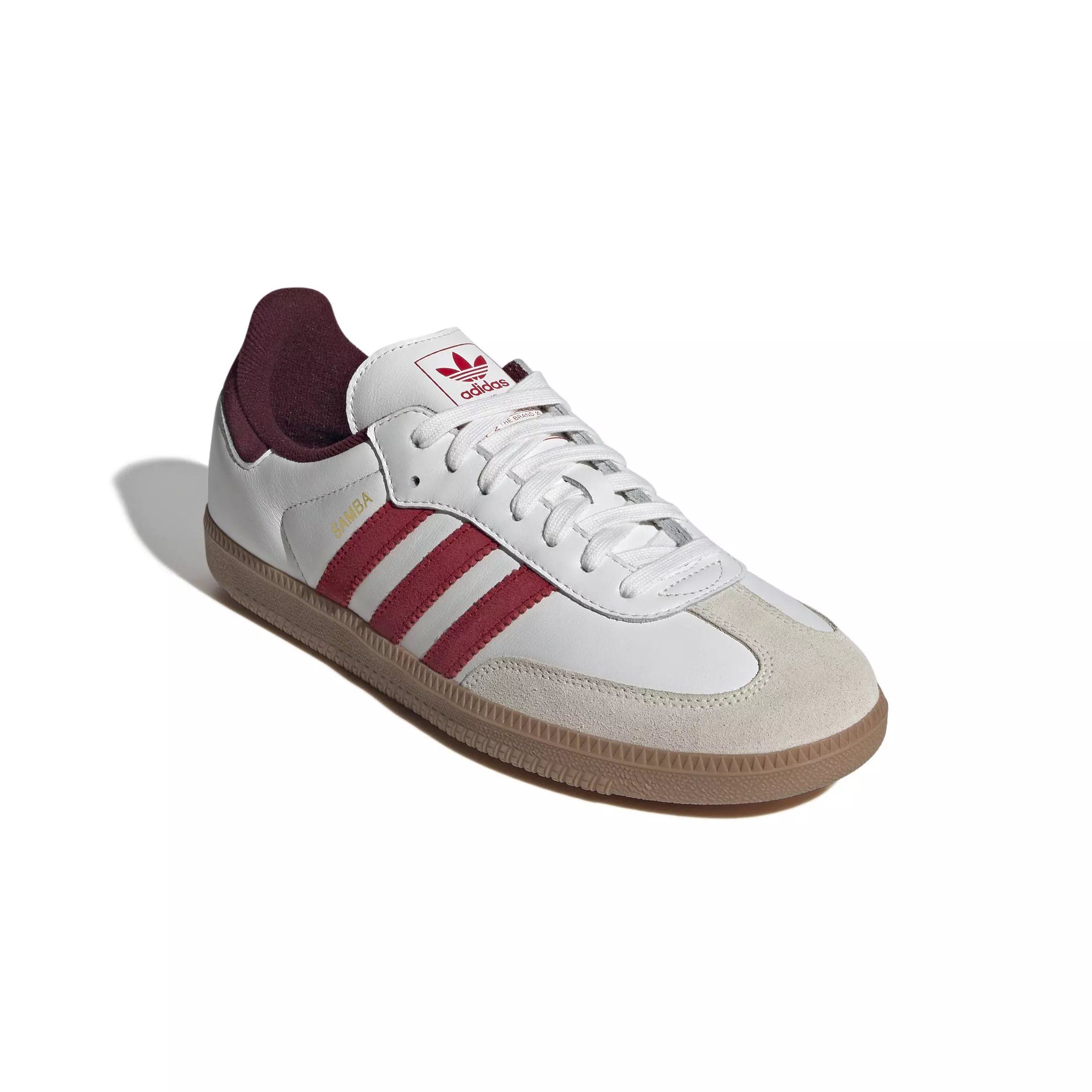 adidas Originals Samba OG "Core White/Better Scarlet/Shadow Red" Men's Shoe - WHITE/SCARLET/RED
