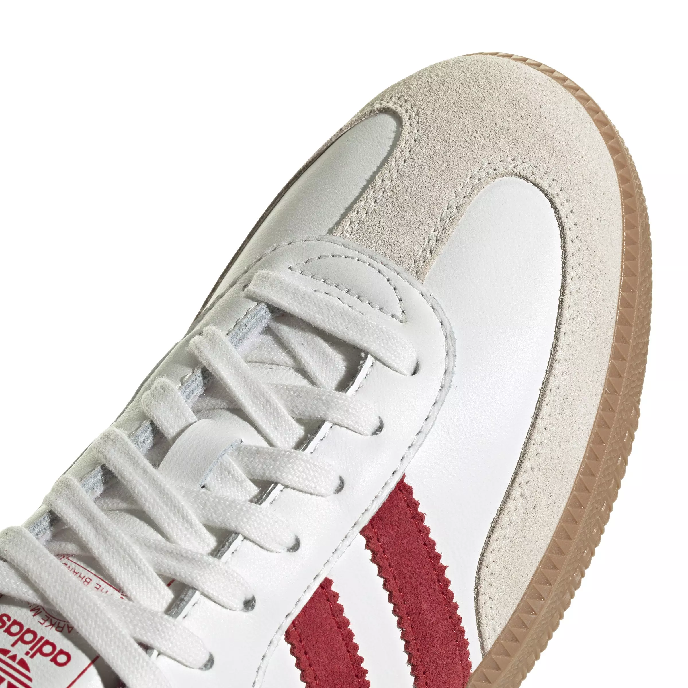 adidas Originals Samba OG "Core White/Better Scarlet/Shadow Red" Men's Shoe - WHITE/SCARLET/RED