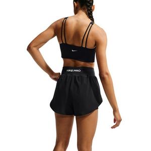 Nike Women's Pro Sculpt 2-in-1 Dri-FIT High-Waisted Shorts - Black - BLACK