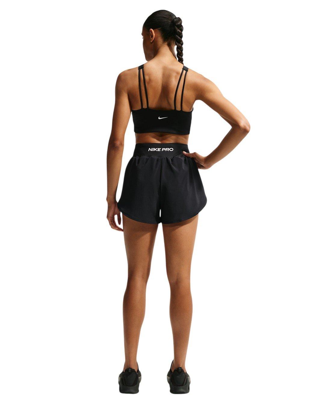Nike Women's Pro Sculpt 2-in-1 Dri-FIT High-Waisted Shorts - Black - BLACK