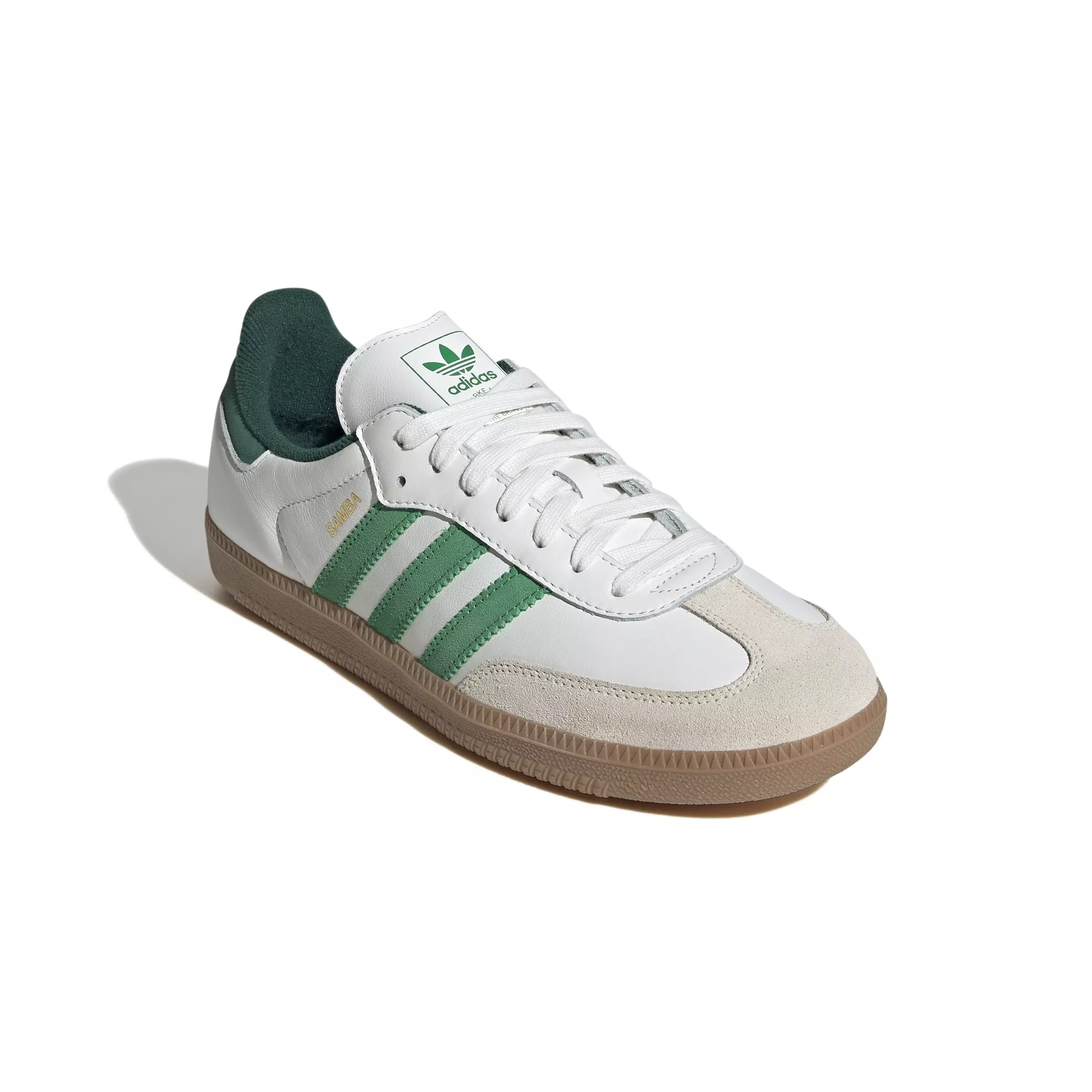 adidas Originals Samba OG "Core White/Green/Collegiate Green" Men's Shoe - WHITE/GREEN/GREEN