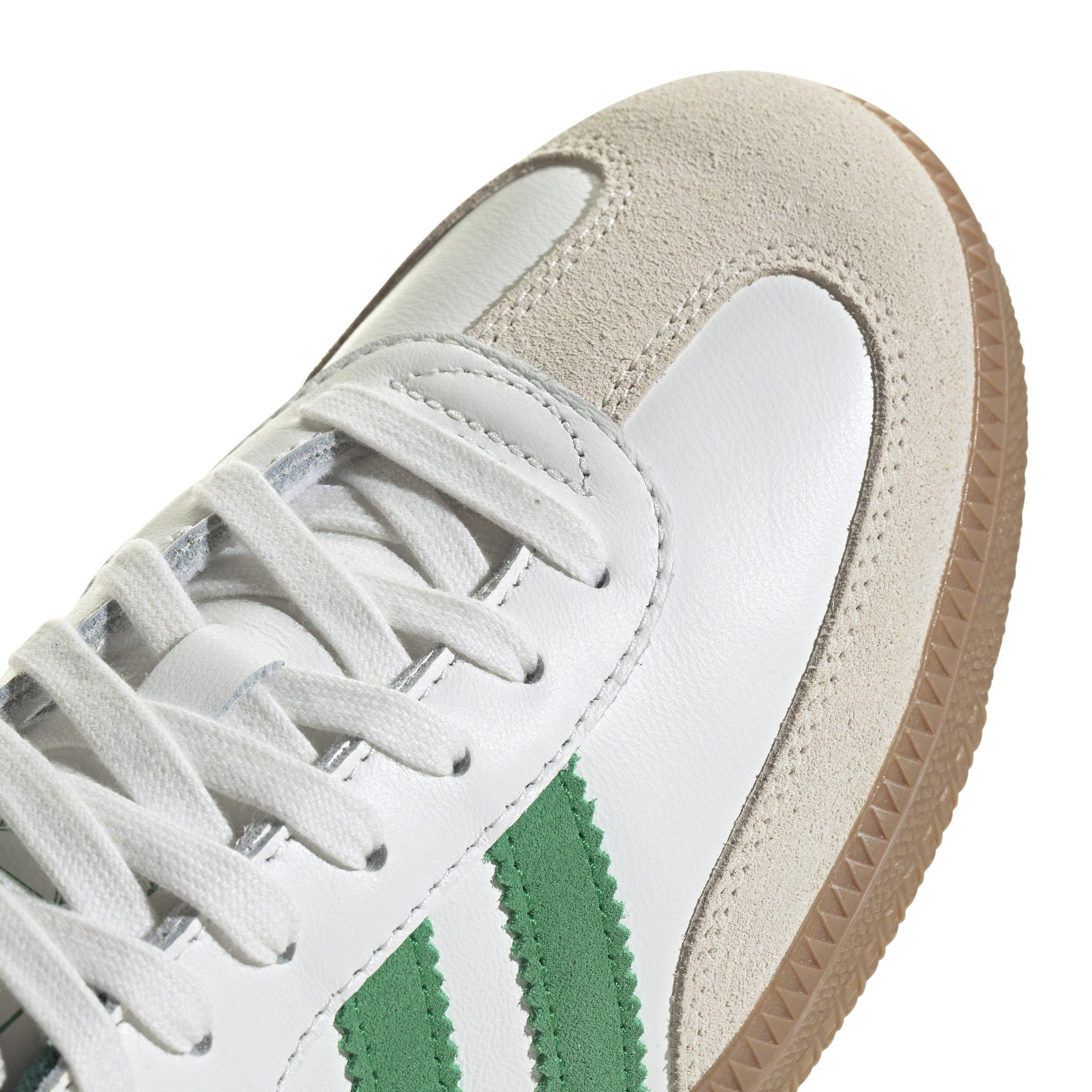 adidas Originals Samba OG "Core White/Green/Collegiate Green" Men's Shoe - WHITE/GREEN/GREEN Thumbnail View 7
