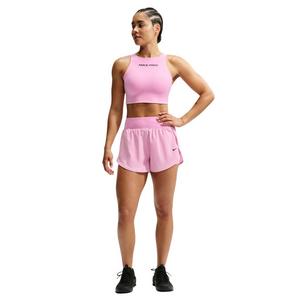 Nike Women's Pro Sculpt 2-in-1 Dri-FIT High-Waisted Shorts - Pink - PINK
