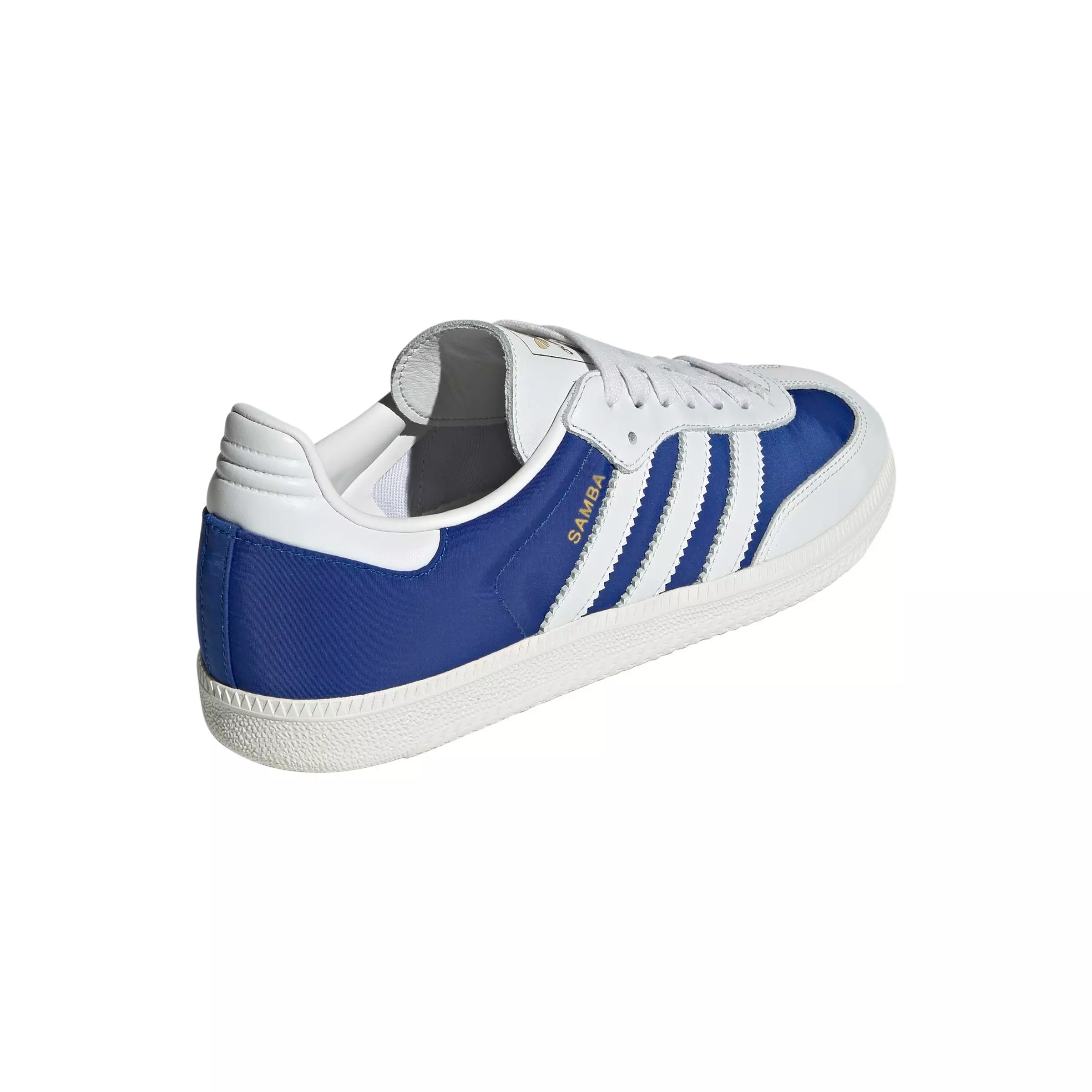 adidas Originals Samba OG "Crystal White/Crystal White/Team Royal Blue" Men's Shoe - WHITE/WHITE/BLUE
