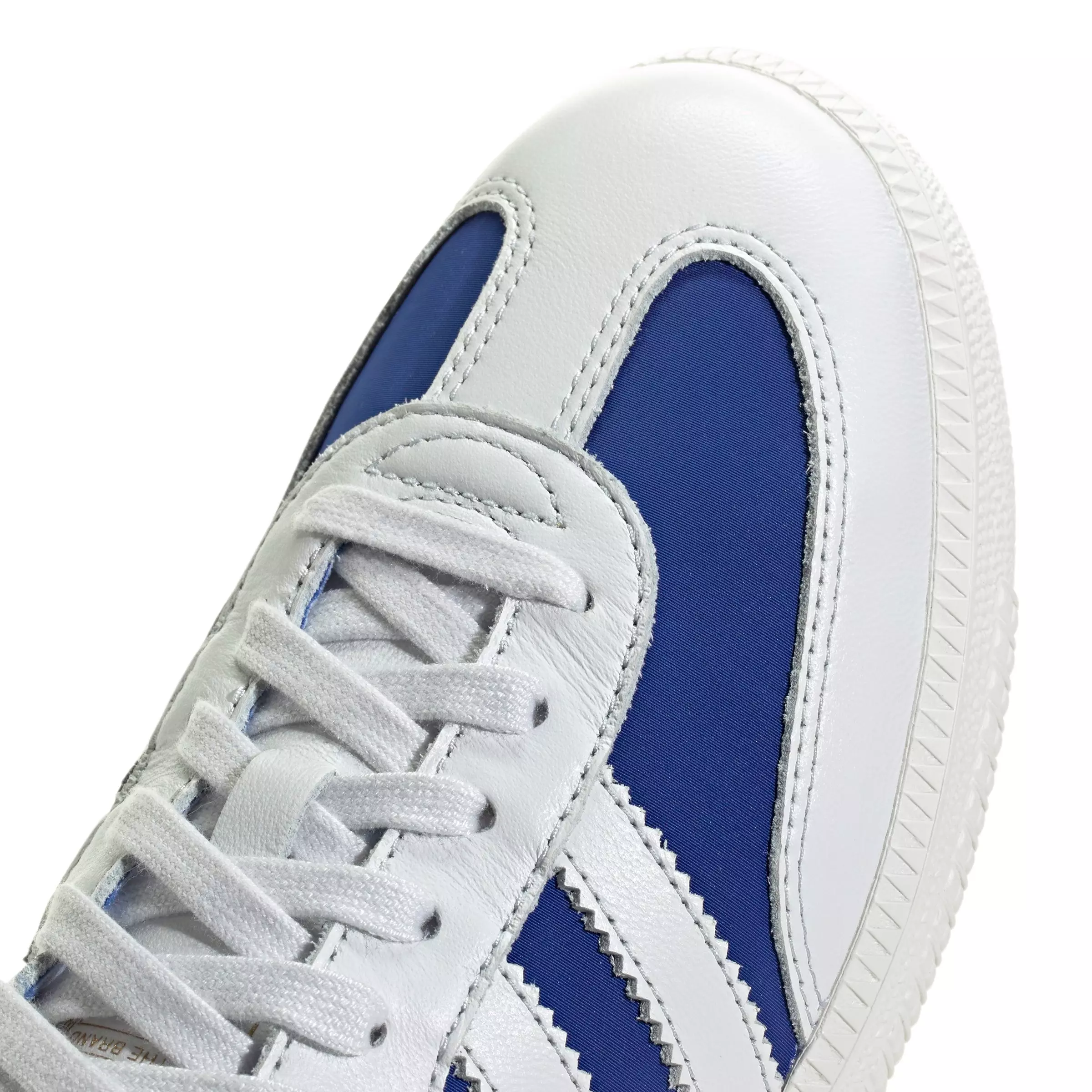 adidas Originals Samba OG "Crystal White/Crystal White/Team Royal Blue" Men's Shoe - WHITE/WHITE/BLUE