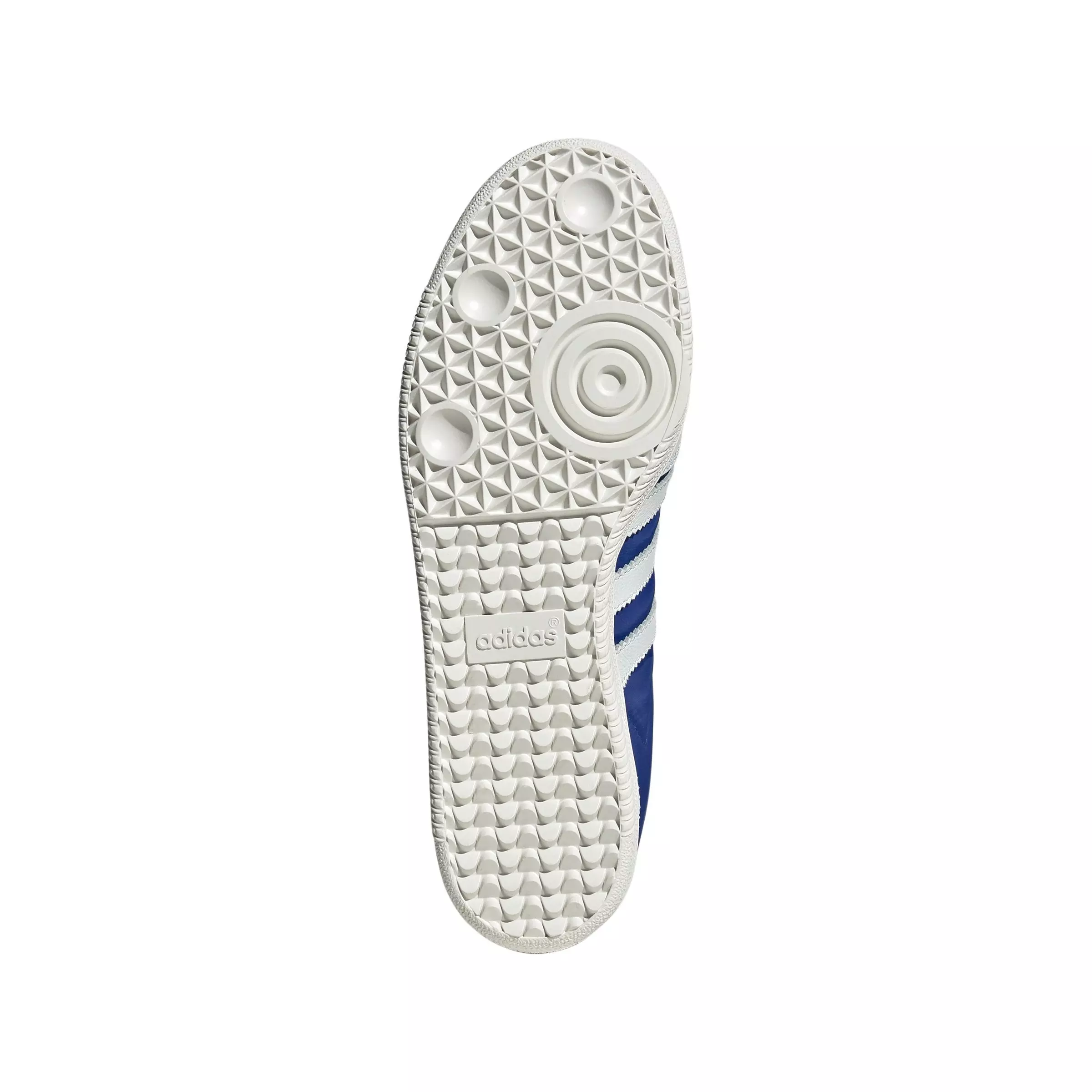adidas Originals Samba OG "Crystal White/Crystal White/Team Royal Blue" Men's Shoe - WHITE/WHITE/BLUE