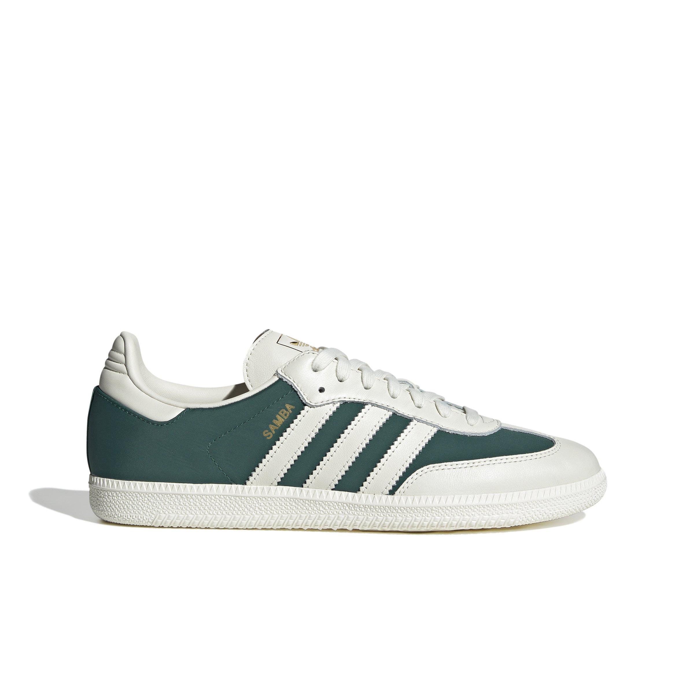 adidas Originals Samba OG "Off White/Off White/Collegiate Green" Men's Shoe - OFF WHITE/OFF WHITE/GREEN Thumbnail View 1