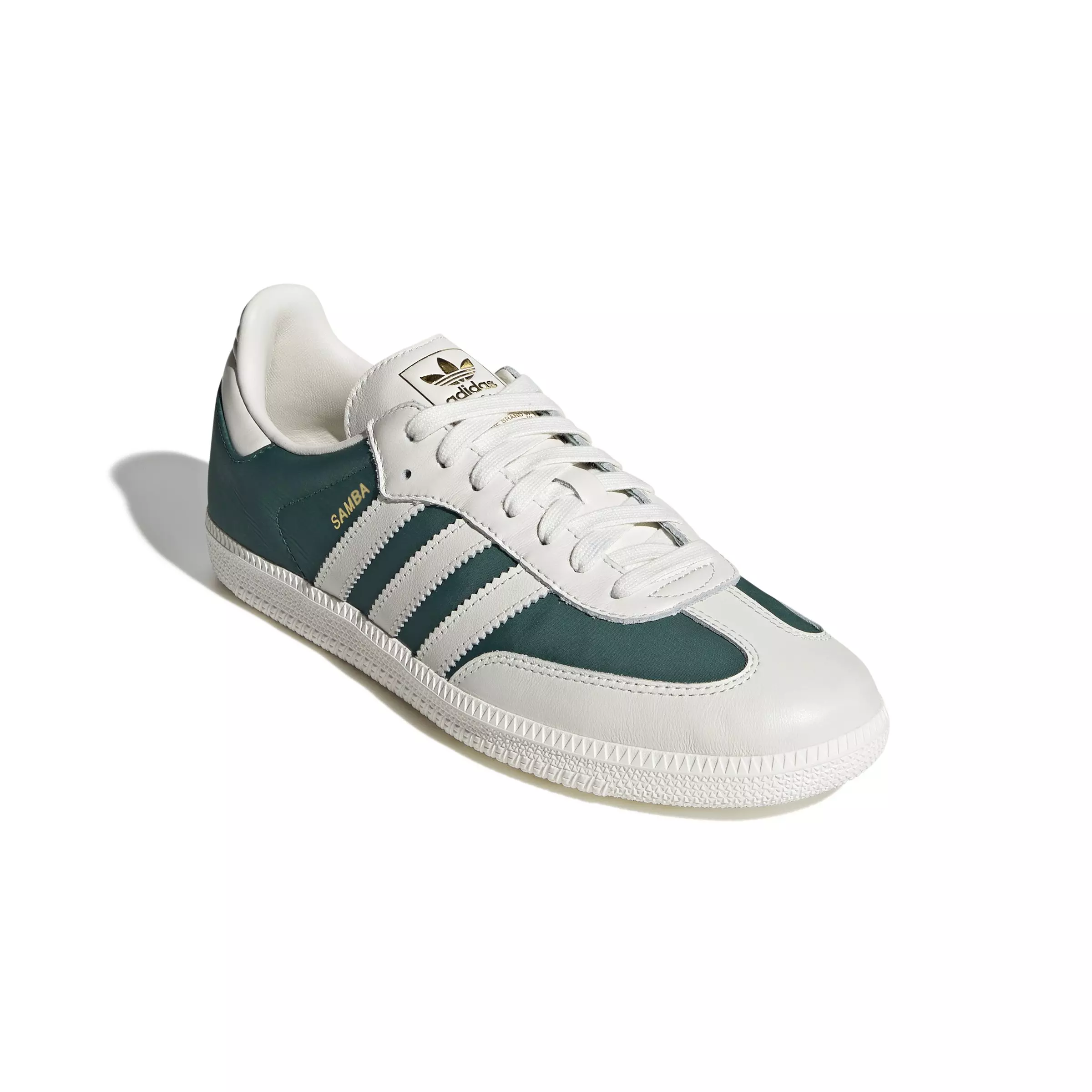 adidas Originals Samba OG "Off White/Off White/Collegiate Green" Men's Shoe - OFF WHITE/OFF WHITE/GREEN