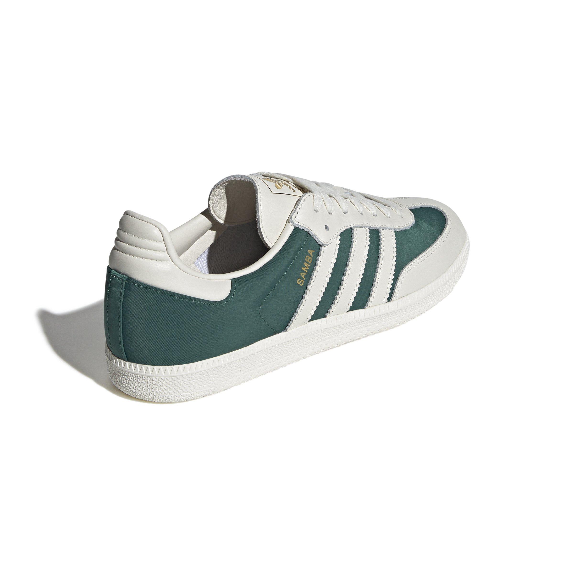 adidas Originals Samba OG "Off White/Off White/Collegiate Green" Men's Shoe - OFF WHITE/OFF WHITE/GREEN Thumbnail View 4