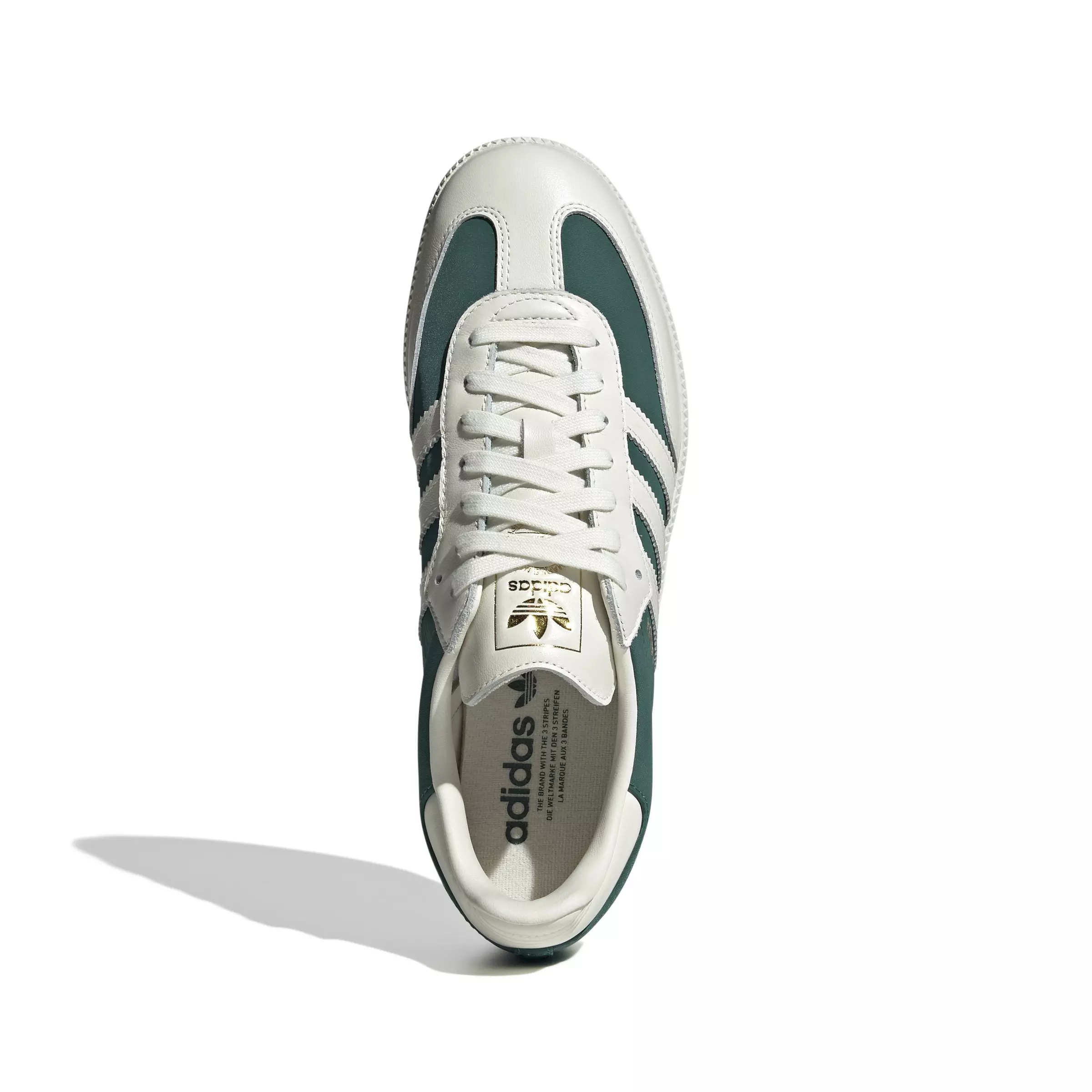 adidas Originals Samba OG "Off White/Off White/Collegiate Green" Men's Shoe - OFF WHITE/OFF WHITE/GREEN