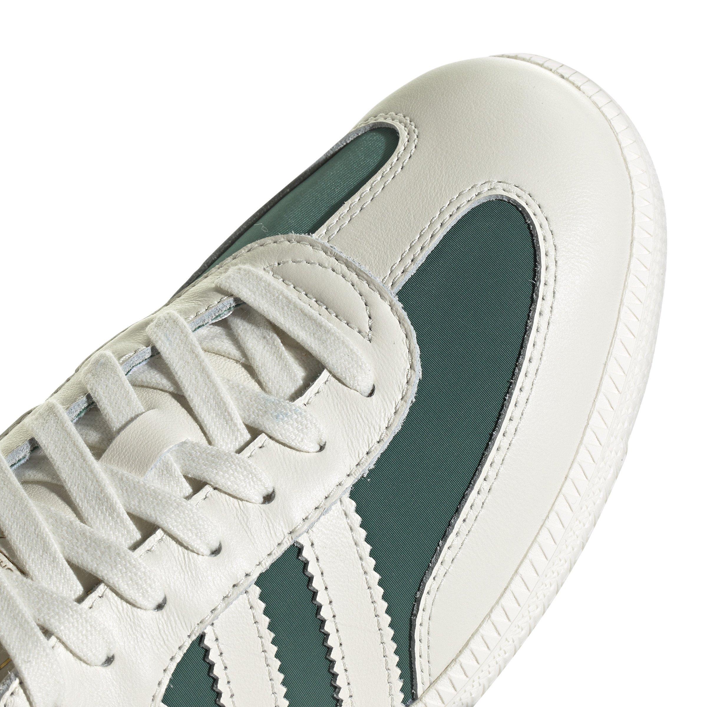 adidas Originals Samba OG "Off White/Off White/Collegiate Green" Men's Shoe - OFF WHITE/OFF WHITE/GREEN Thumbnail View 7