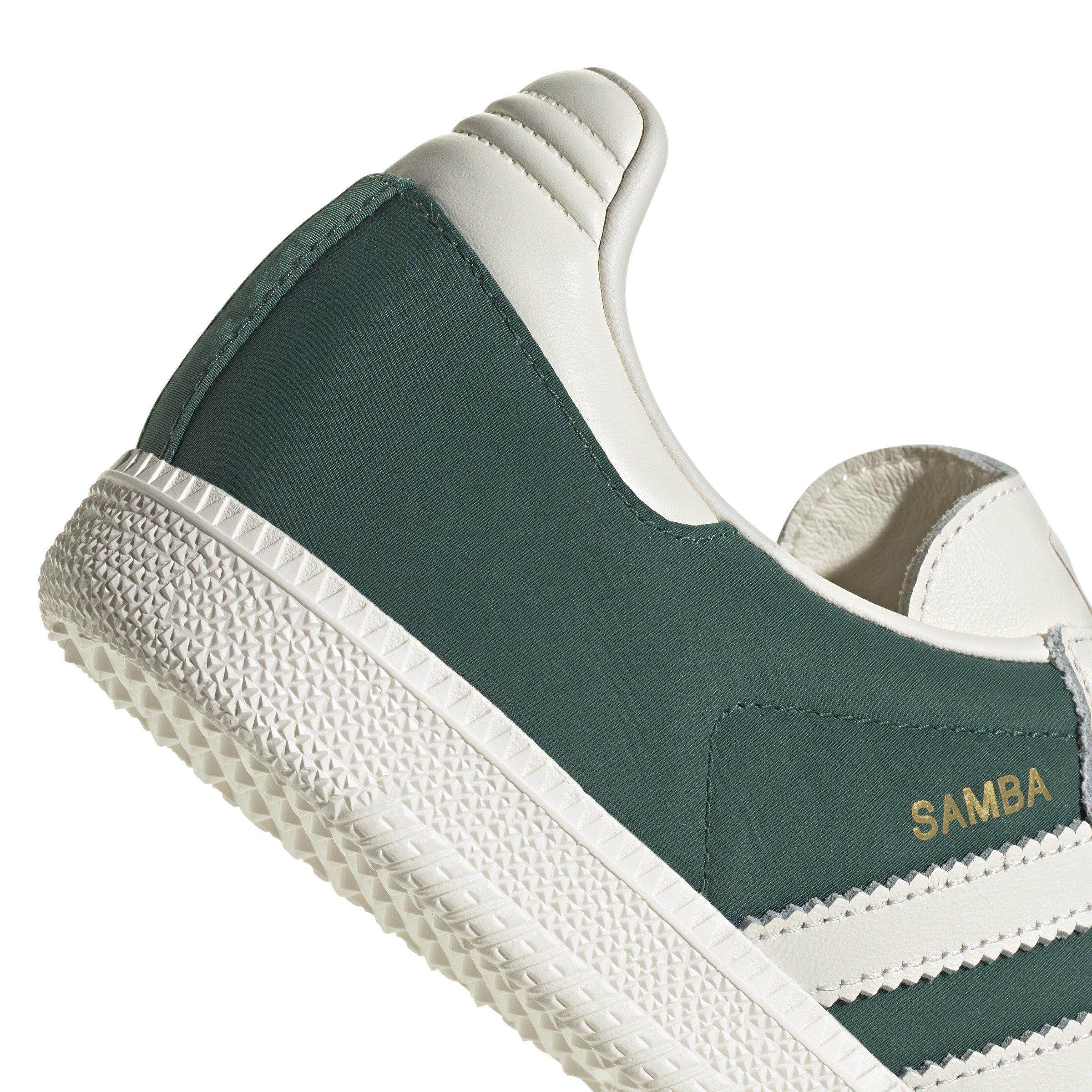 adidas Originals Samba OG "Off White/Off White/Collegiate Green" Men's Shoe - OFF WHITE/OFF WHITE/GREEN Thumbnail View 8