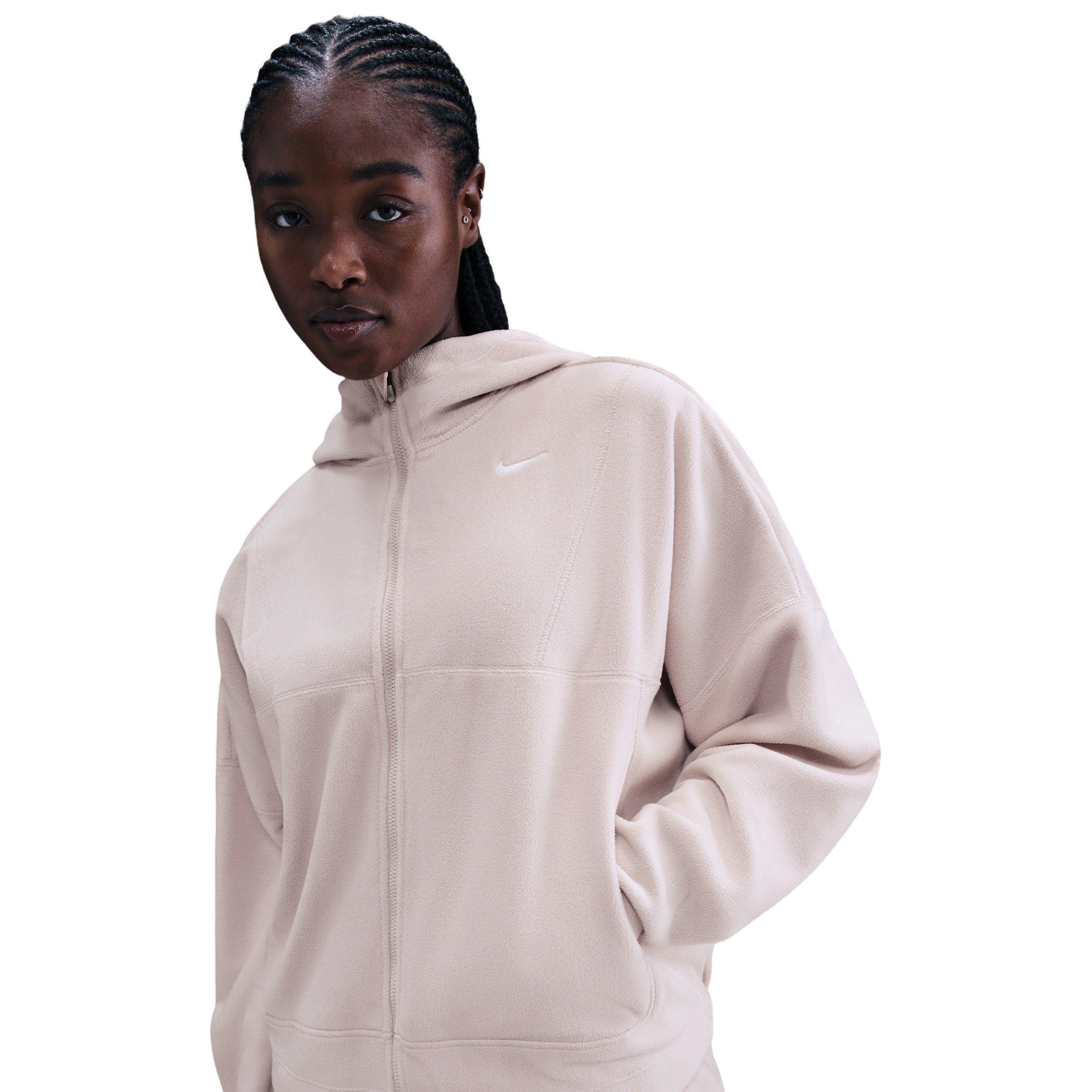 Nike Women's One Therma-FIT Full-Zip Top -Lt Pink - LT PINK Thumbnail View 1