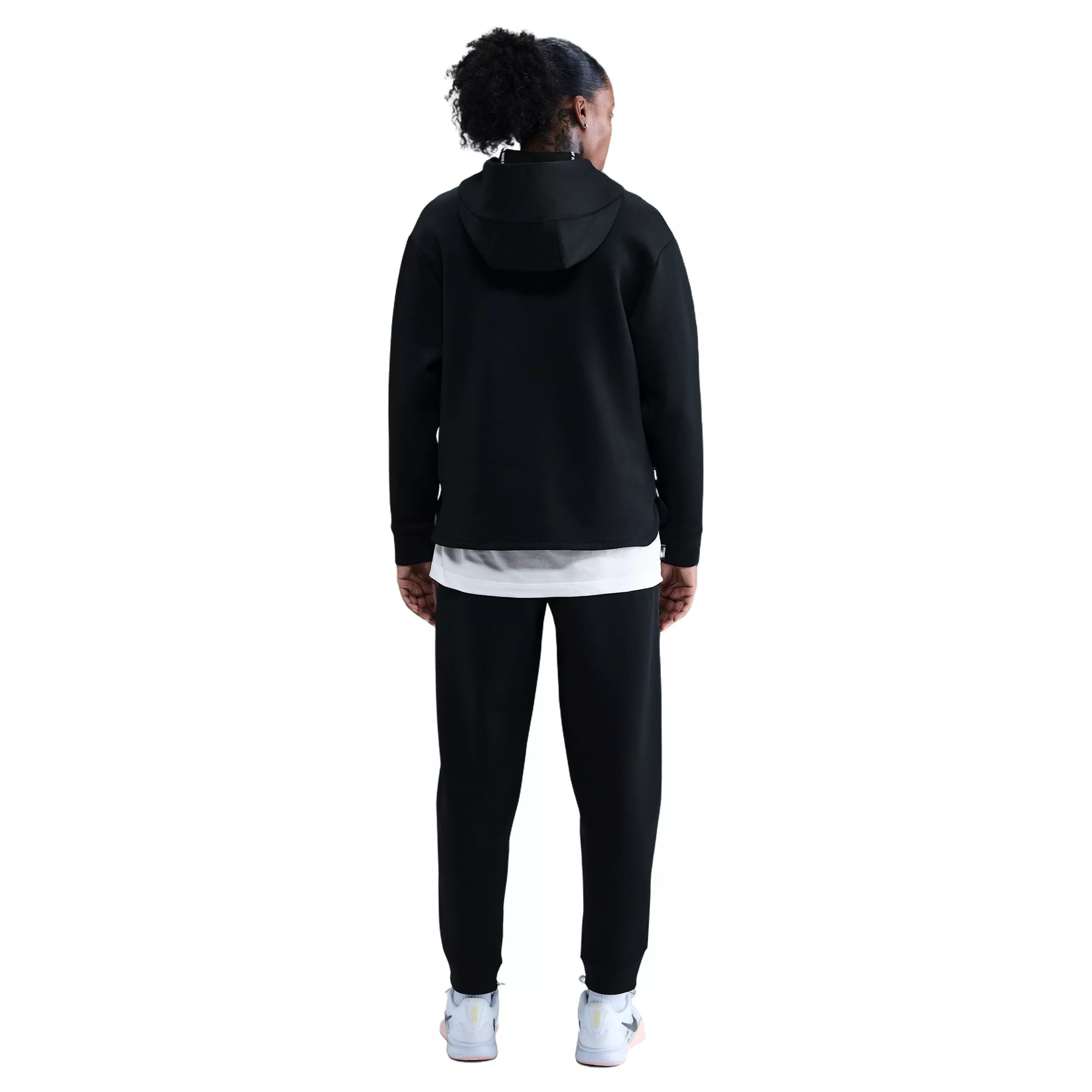 Sabrina Unisex Dri-FIT Loose Full-Zip Basketball Jacket - Black - BLACK