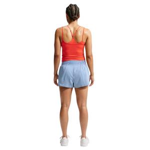 Nike Women's One Dri-FIT Mid-Rise 3" Brief-Lined Shorts - Blue/White - BLUE/WHITE