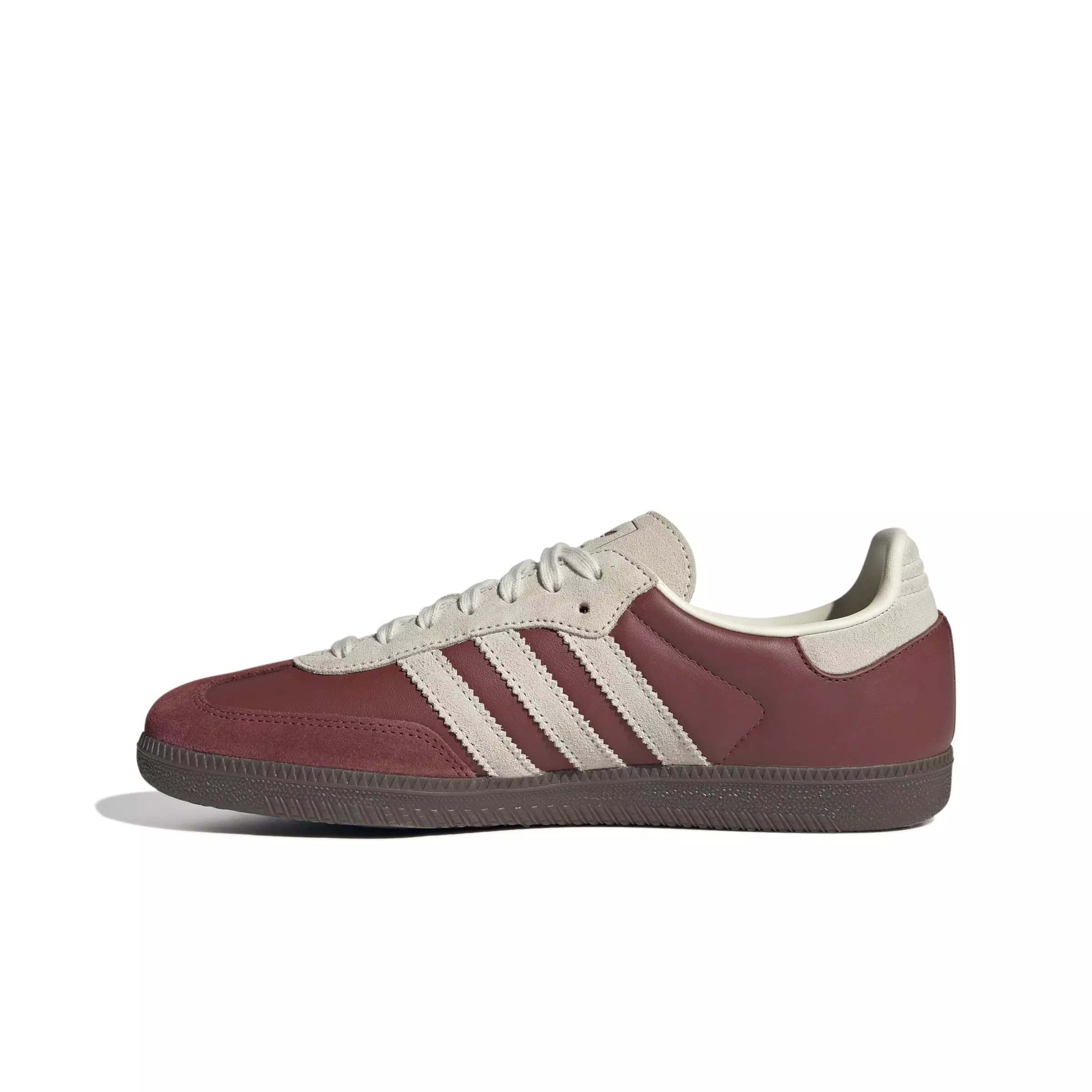 adidas Originals Samba OG "Preloved Ruby/Cream White/Gum 5" Men's Shoe - RUBY/CREAM/GUM
