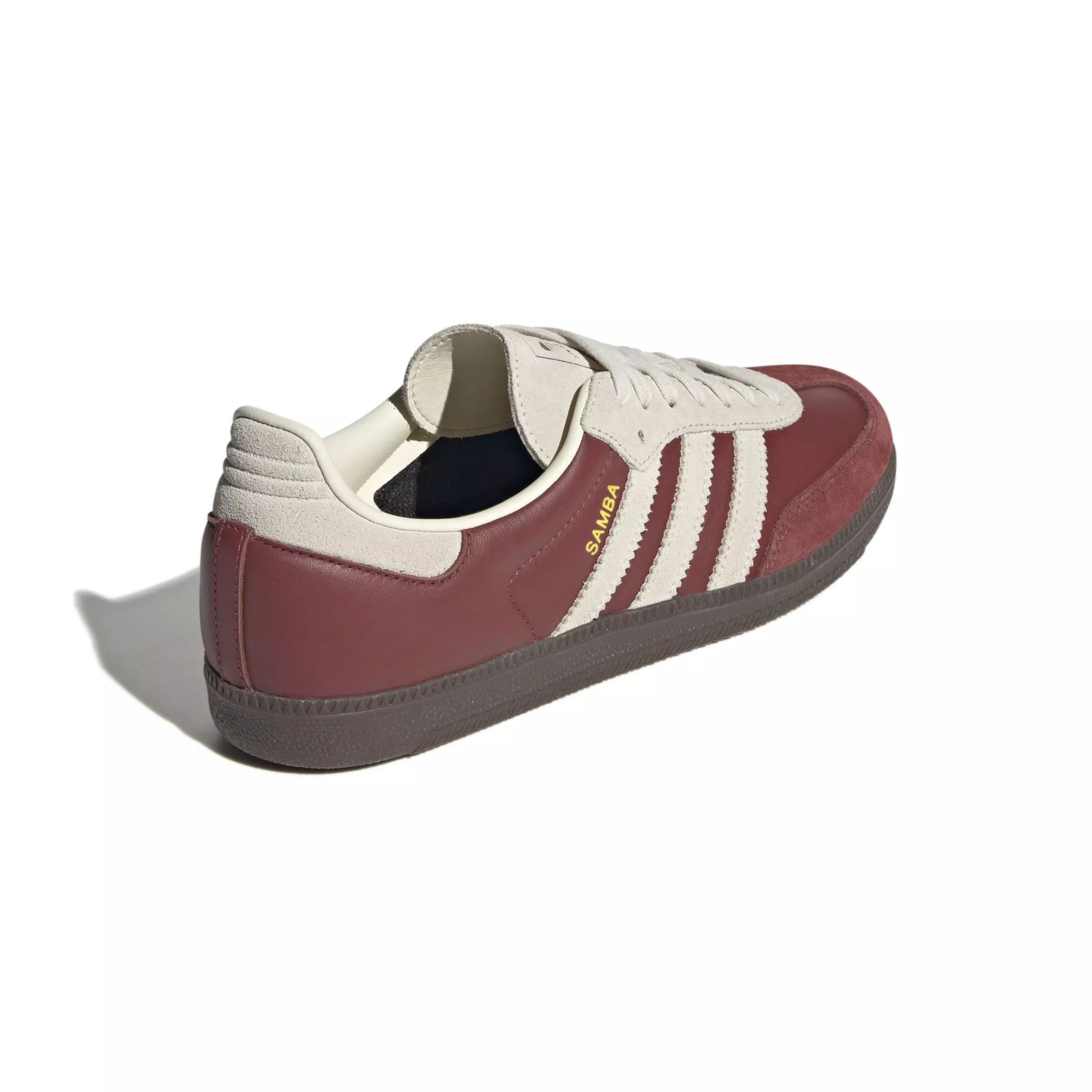 adidas Originals Samba OG "Preloved Ruby/Cream White/Gum 5" Men's Shoe - RUBY/CREAM/GUM