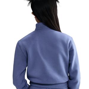 Nike Big Kids' Sportswear Club Fleece 1/2 Zip Long Sleeve Top - Blue