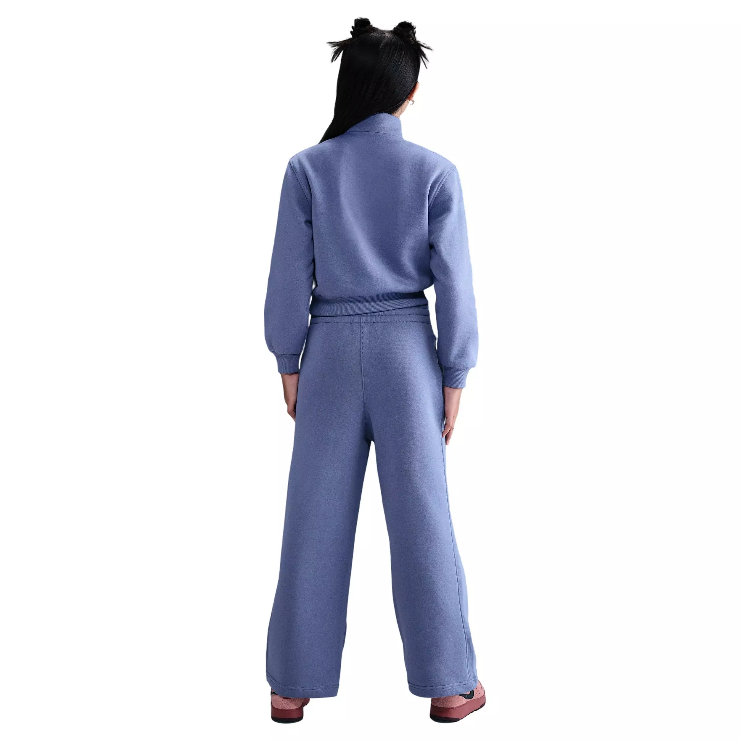 Nike Big Kids' Sportswear Club Fleece 1/2 Zip Long Sleeve Top - Blue - BLUE