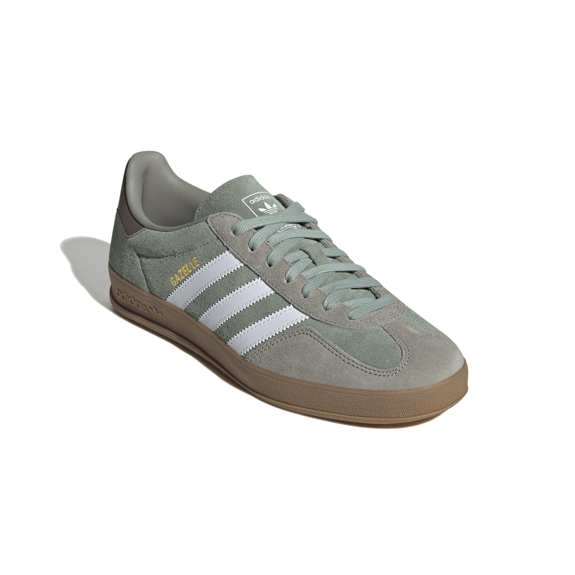 adidas Originals Gazelle "Silver Pebble/Silver Green/Ftwr White" Men's Shoe - SILVER/GREEN/WHITE Thumbnail View 3