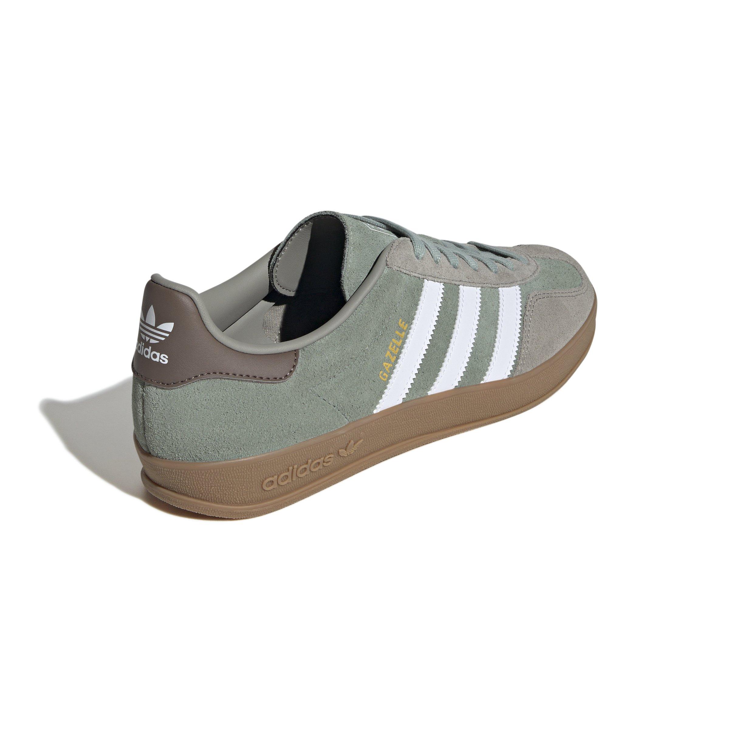 adidas Originals Gazelle "Silver Pebble/Silver Green/Ftwr White" Men's Shoe - SILVER/GREEN/WHITE Thumbnail View 4