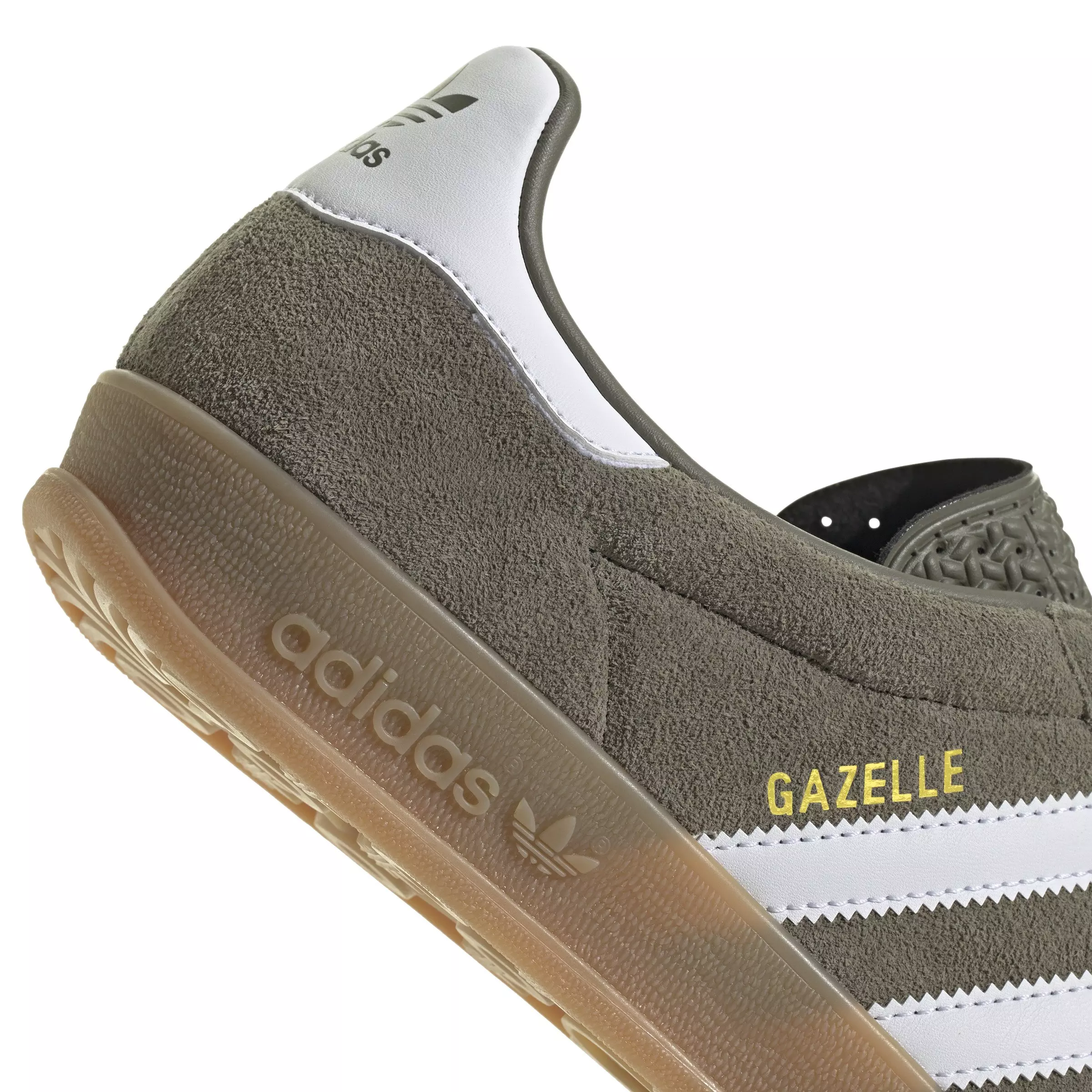 adidas Originals Gazelle "Olive Strata/Ftwr White/Gold Metallic" Men's Shoe - OLIVE/WHITE/GOLD