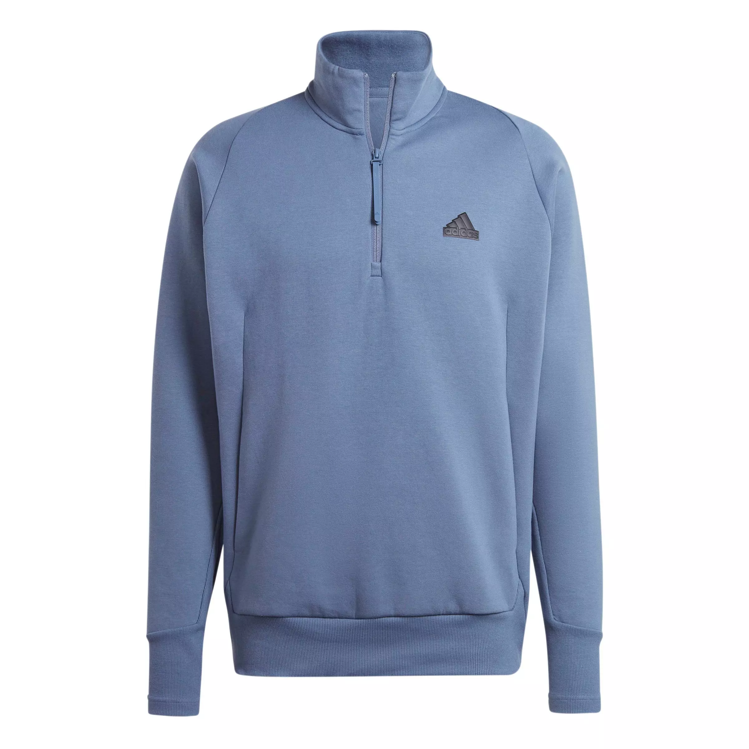 adidas Men's Z.N.E. Half-Zip Sweatshirt - Blue - BLUE