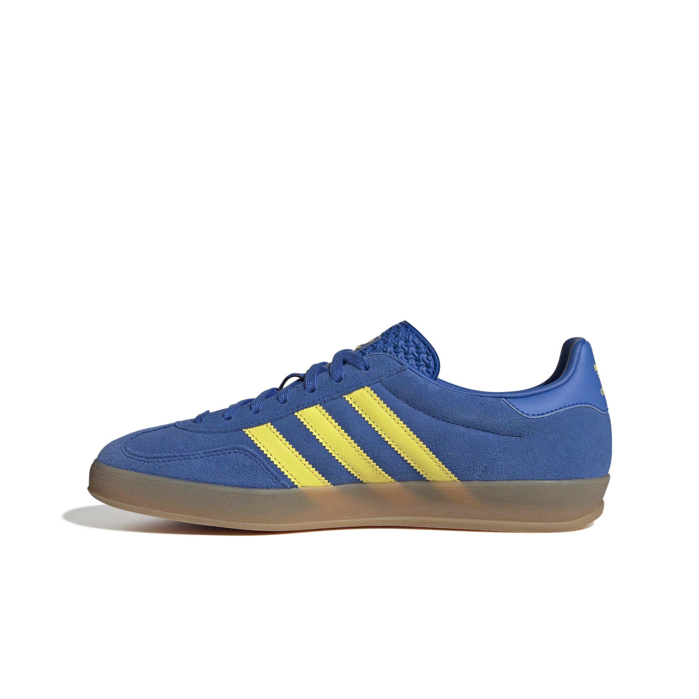 国内配送 adidas GAZELLE INDOOR BLUE/PURE SULFUR/GUM adidas Gazelle Indoor Shoes - Blue | Free Shipping with