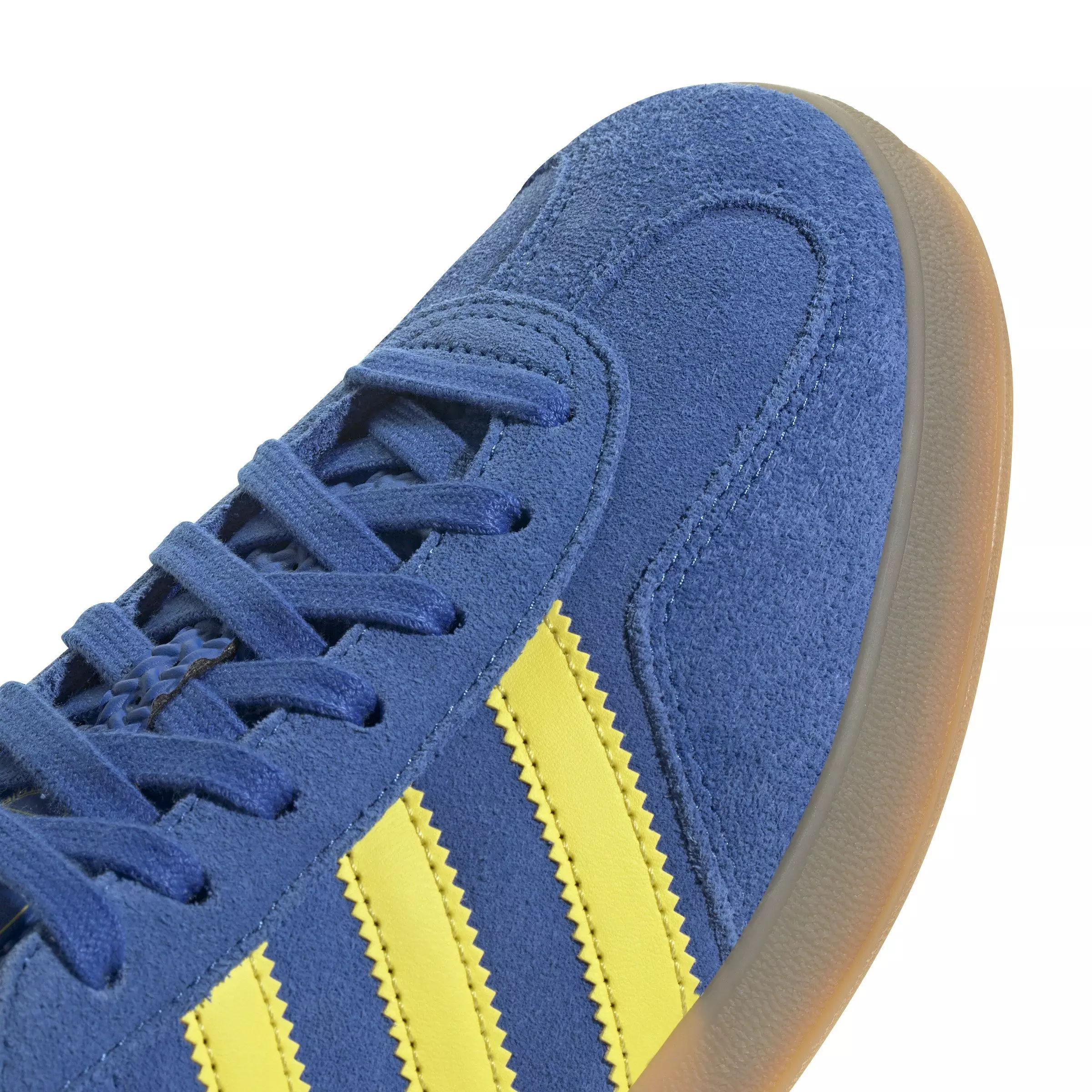 adidas Originals Gazelle "Blue/Pure Sulfur/Gum 3" Men's Shoe - BLUE/SULFUR/GUM