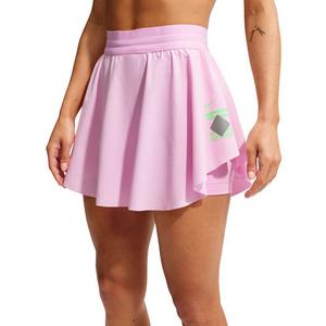 Nike Women's Swift Dri-FIT Running Skort - Pink/Black - PINK/BLACK