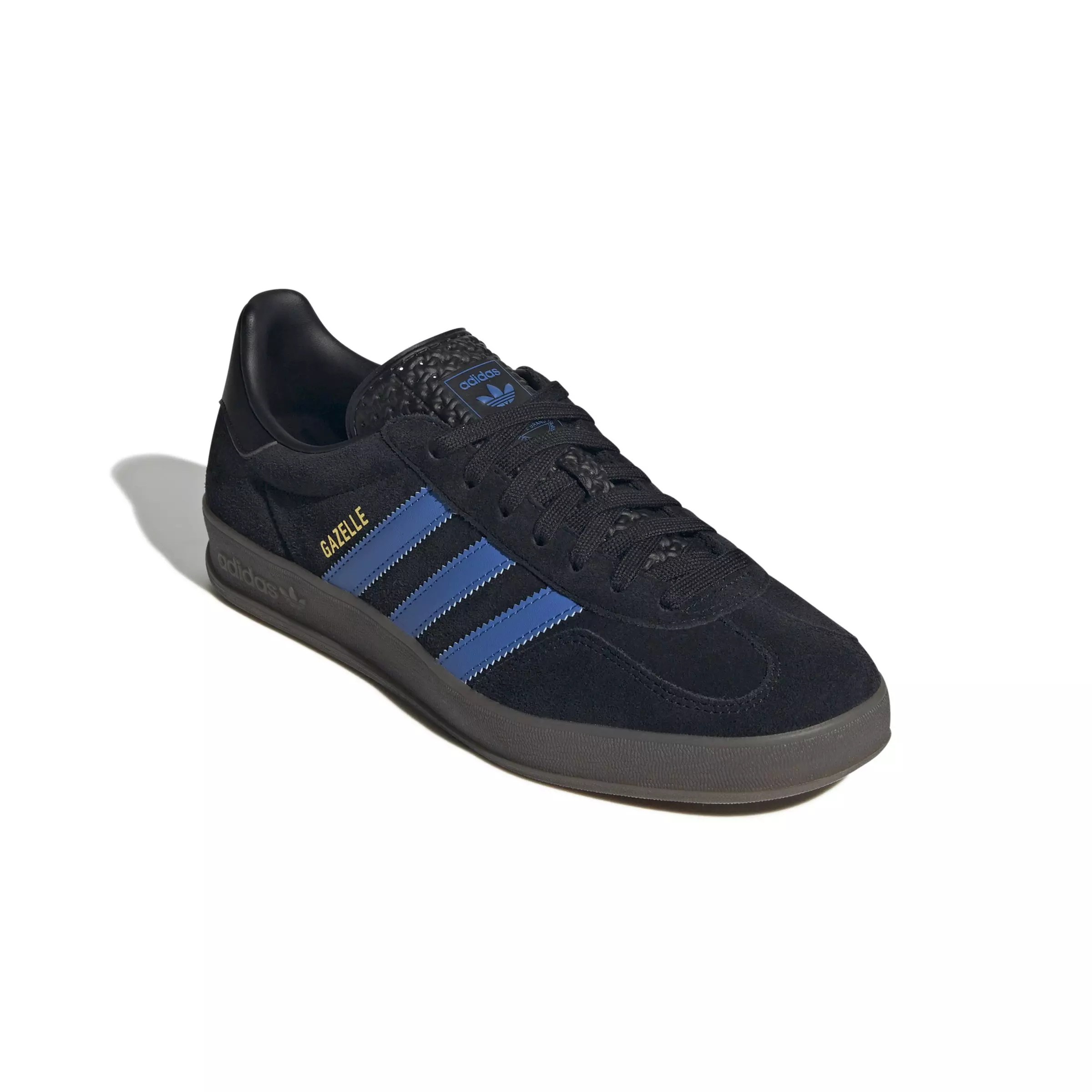 adidas Originals Gazelle "Core Black/Blue/Gum 3" Men's Shoe - BLACK/BLUE/GUM