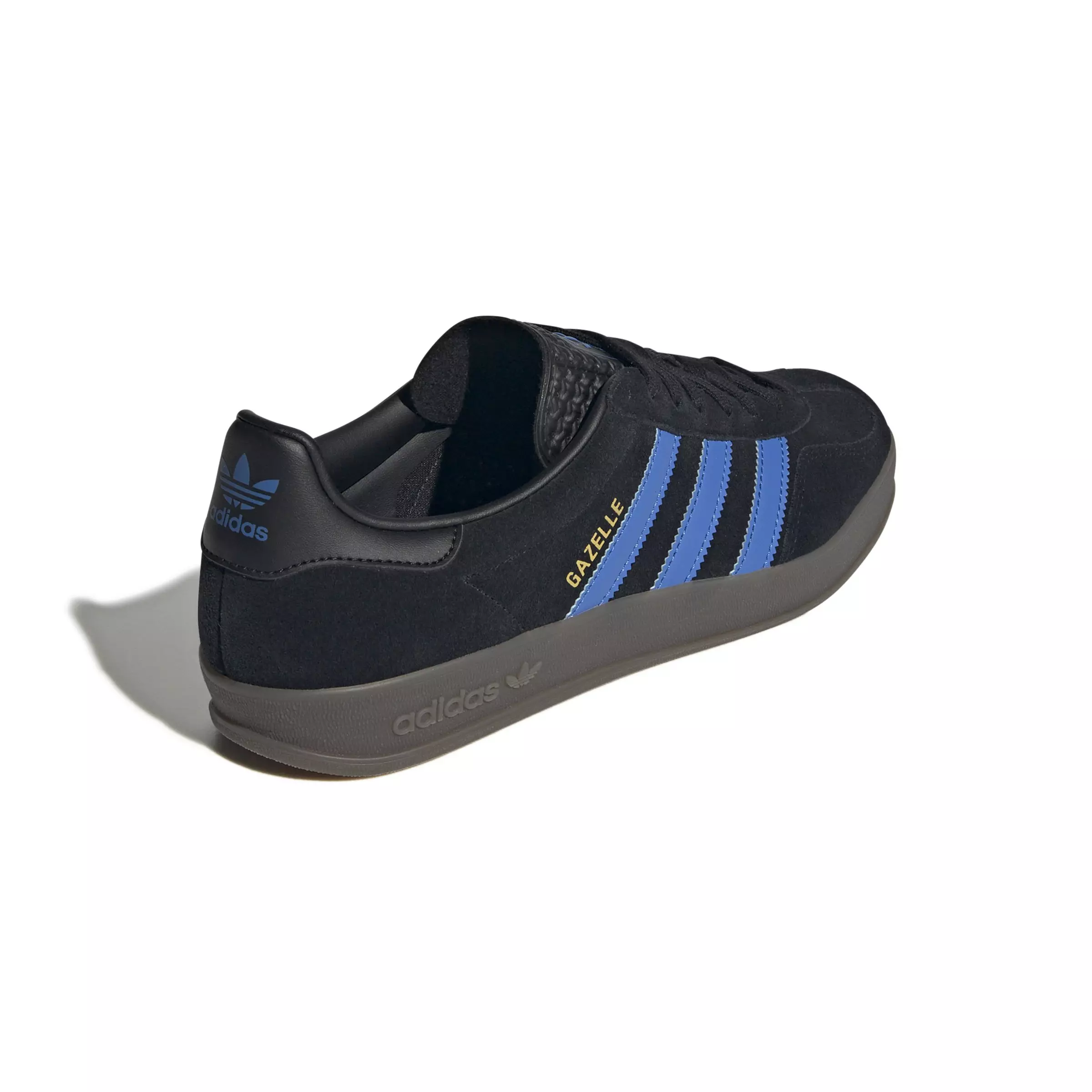 adidas Originals Gazelle "Core Black/Blue/Gum 3" Men's Shoe - BLACK/BLUE/GUM