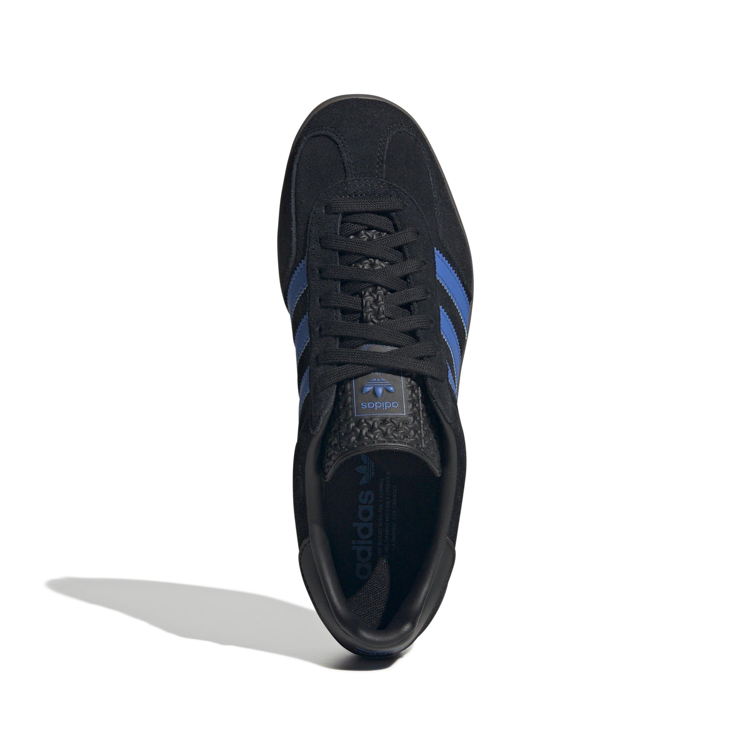 adidas Originals Gazelle "Core Black/Blue/Gum 3" Men's Shoe - BLACK/BLUE/GUM Thumbnail View 5