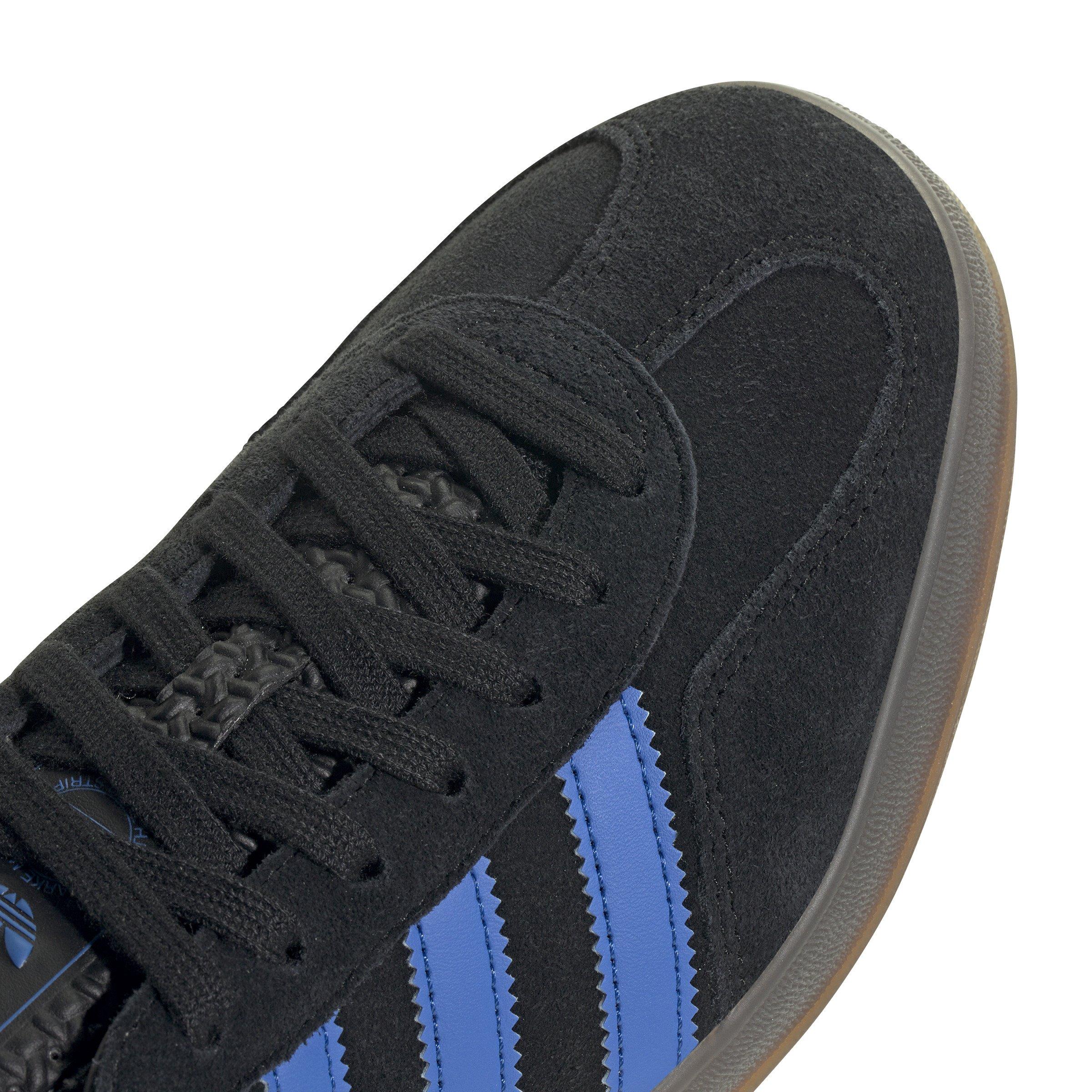 adidas Originals Gazelle "Core Black/Blue/Gum 3" Men's Shoe - BLACK/BLUE/GUM Thumbnail View 7