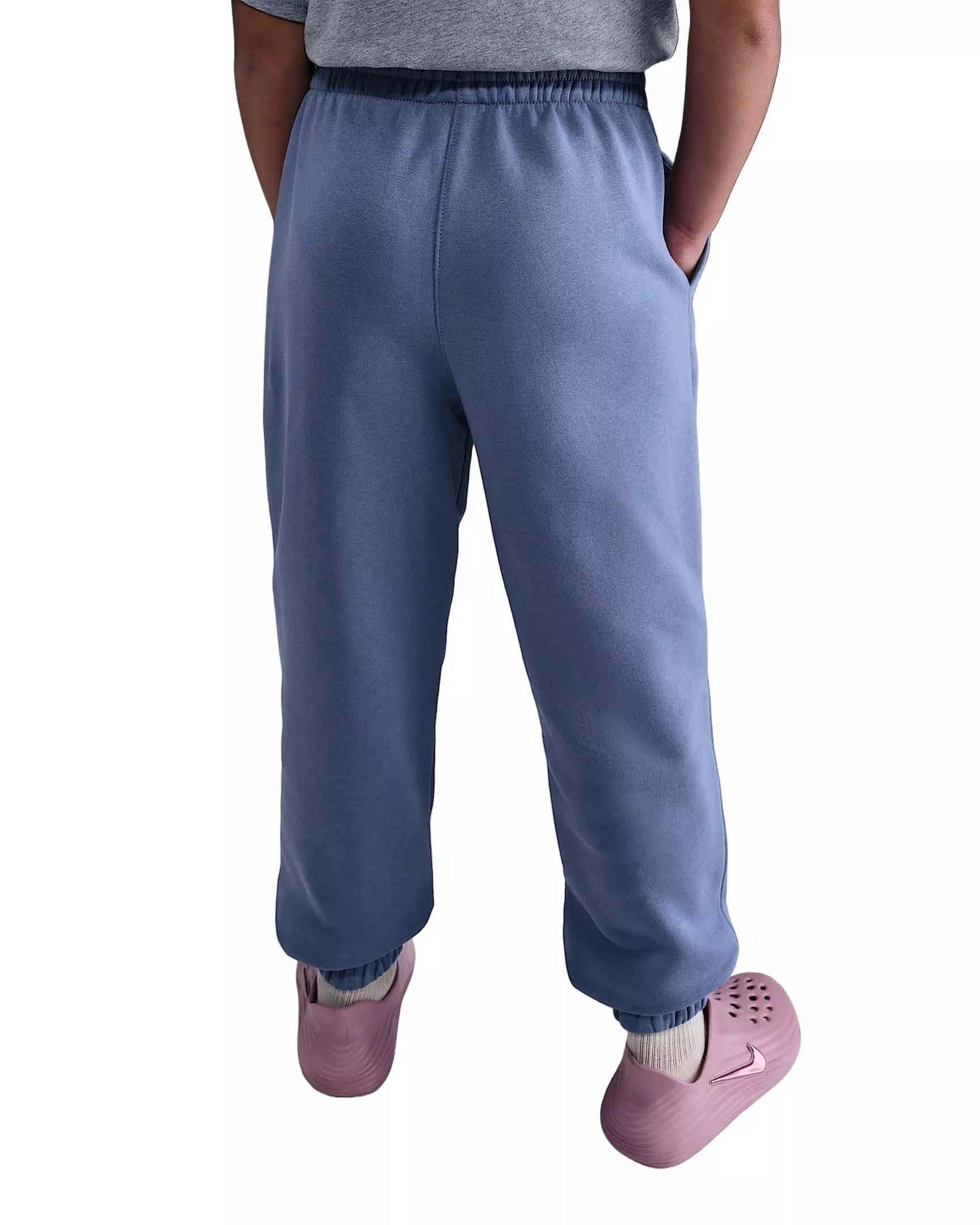 Nike Big Kids' Sportswear Club Fleece Loose Pants - Light Blue - LIGHT BLUE