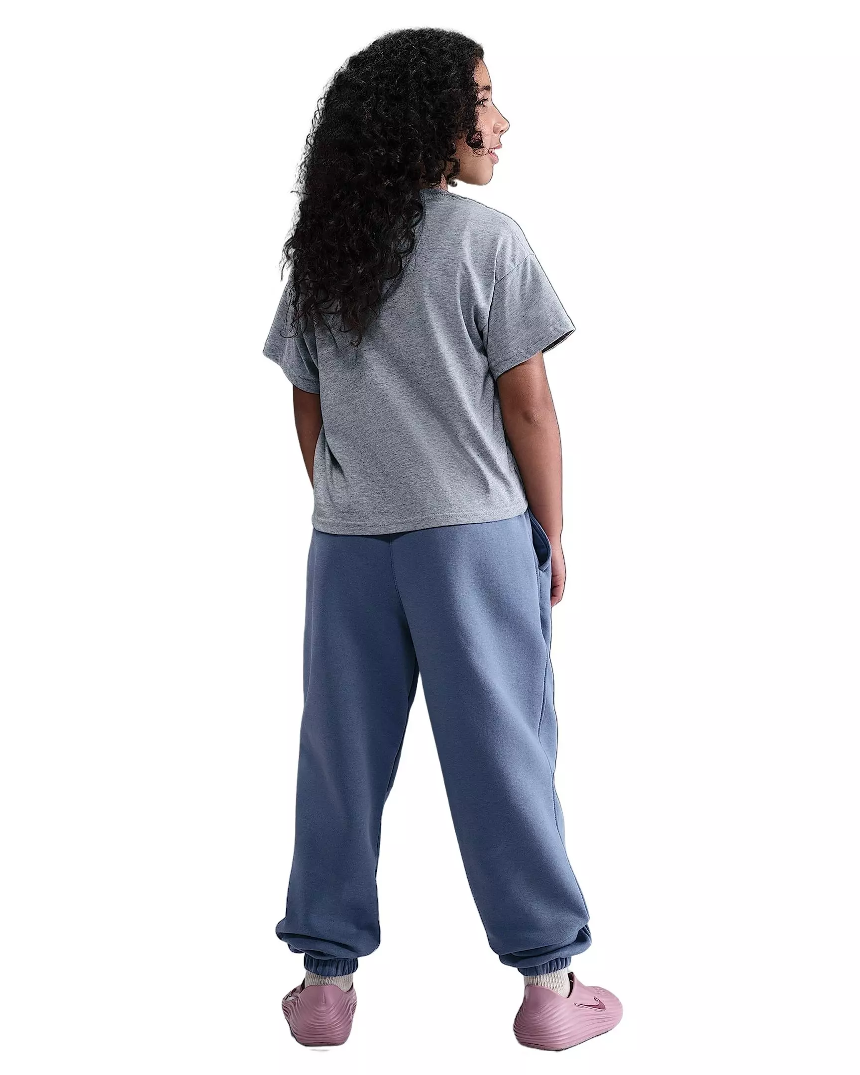 Nike Big Kids' Sportswear Club Fleece Loose Pants - Light Blue - LIGHT BLUE