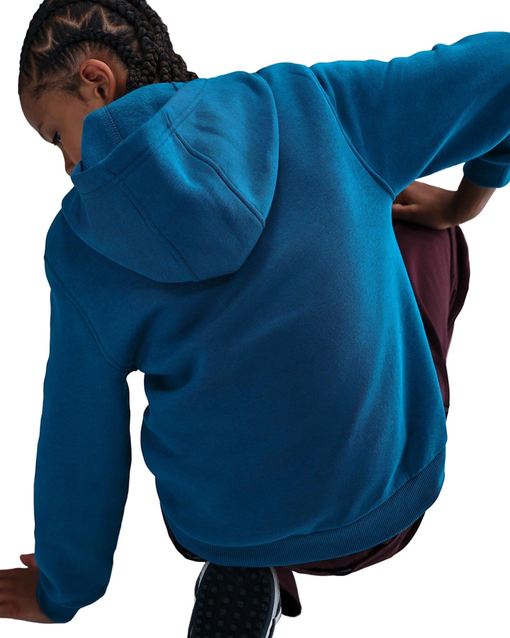 Nike Sportswear Club Fleece Full-Zip Winterized Big Kids' Blue Hooded Jacket