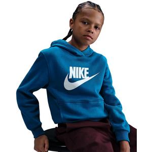 Nike Big Kids' Sportswear Club Fleece Full-Zip Winterized Hooded Jacket - Blue