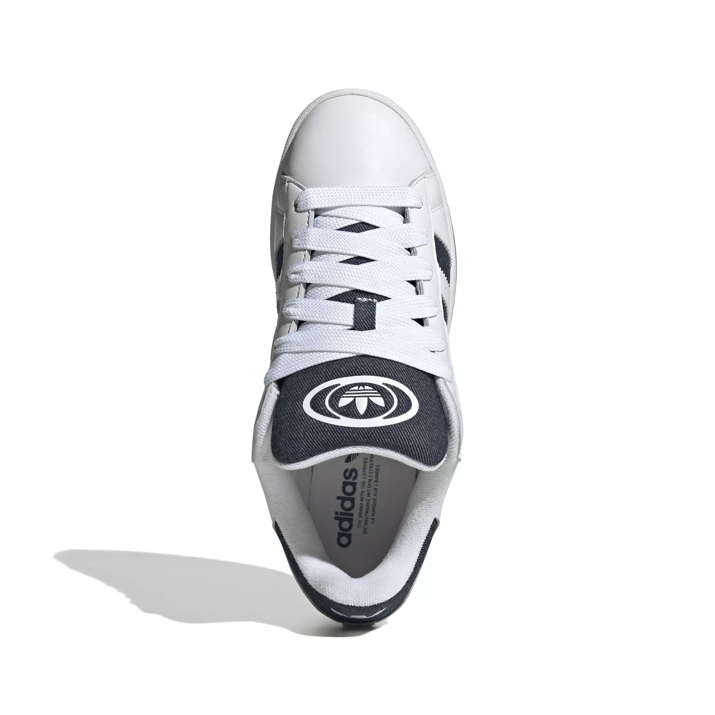 adidas Originals Campus 00s "Ftwr White/Night Indigo/Gold Metallic" Men's Shoe - WHITE/INDIGO/GOLD