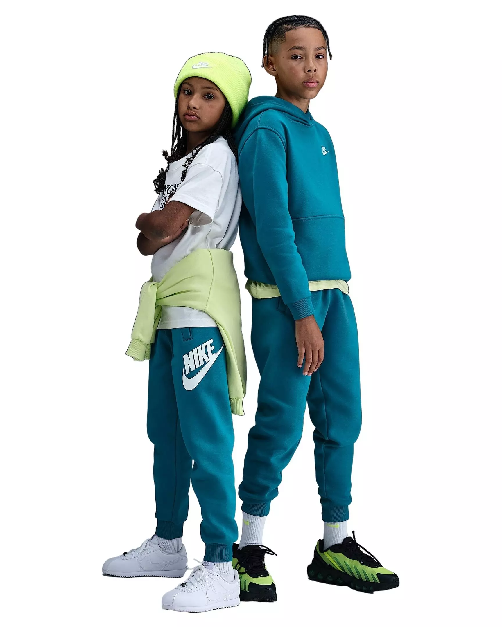 Nike Big Kids' Club Fleece Futura Joggers - Blue - BLUE