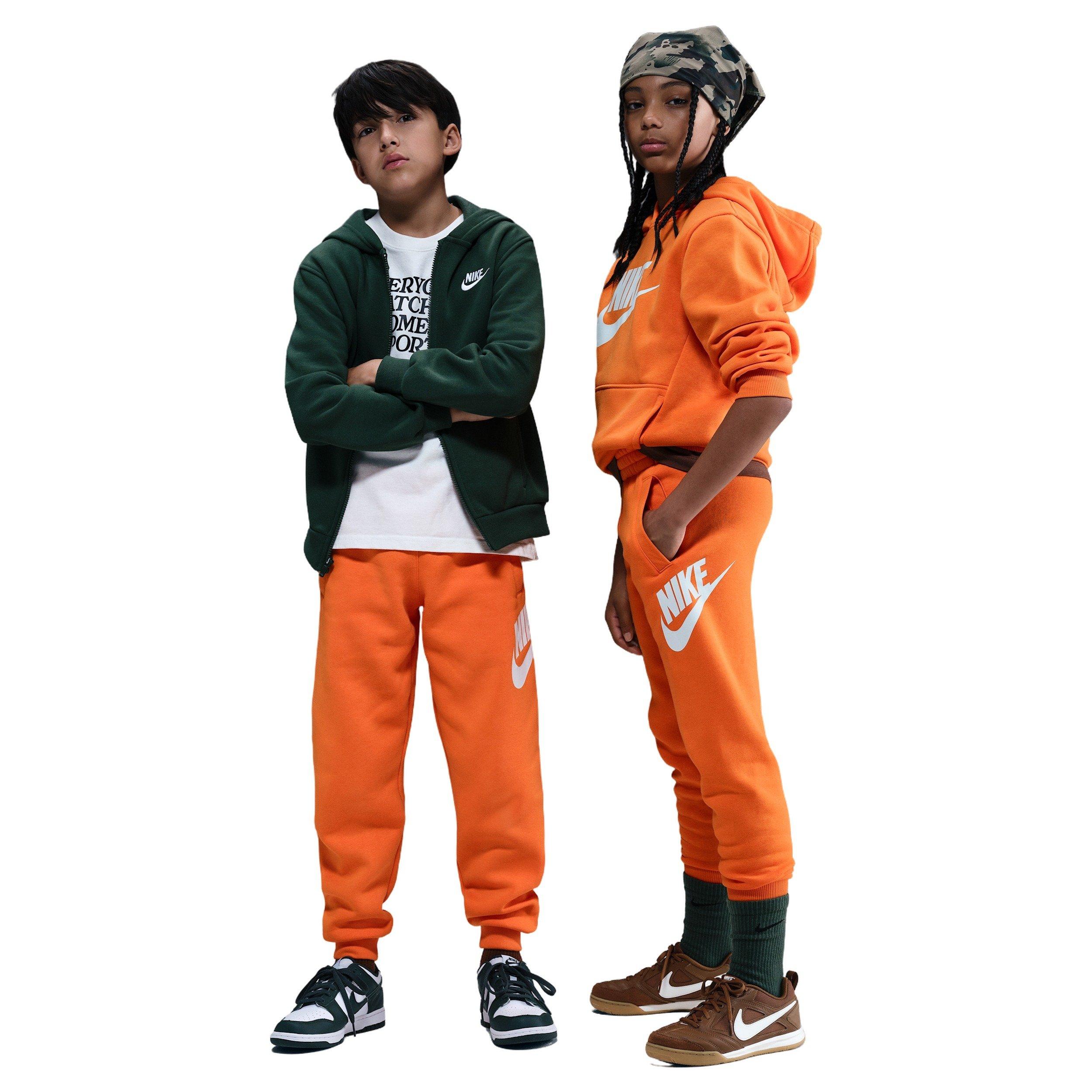 Nike Big Kids' Club Fleece Futura Joggers - Orange