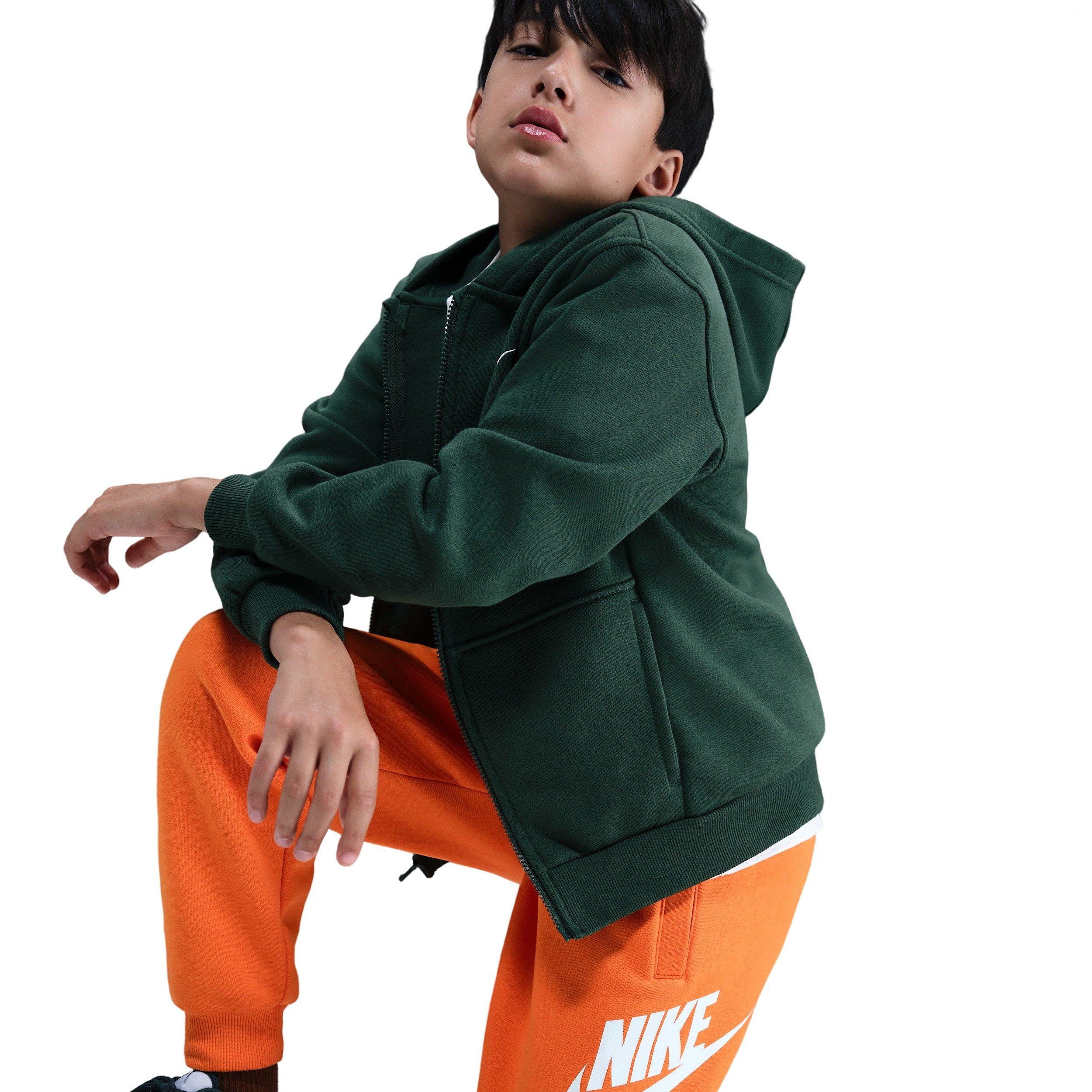 Nike Club Fleece Futura Big Kids' Orange Joggers