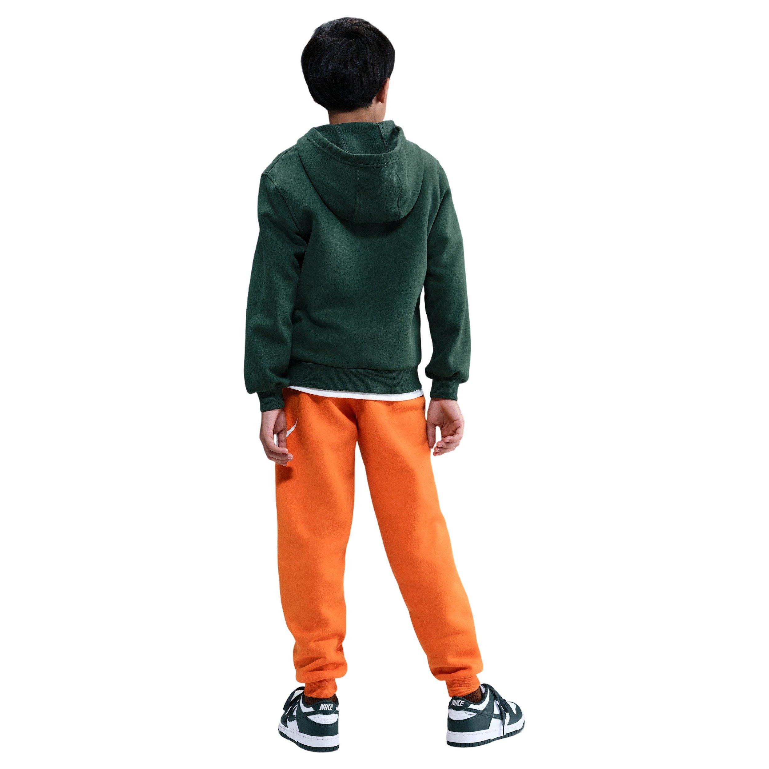 Nike Club Fleece Futura Big Kids' Orange Joggers