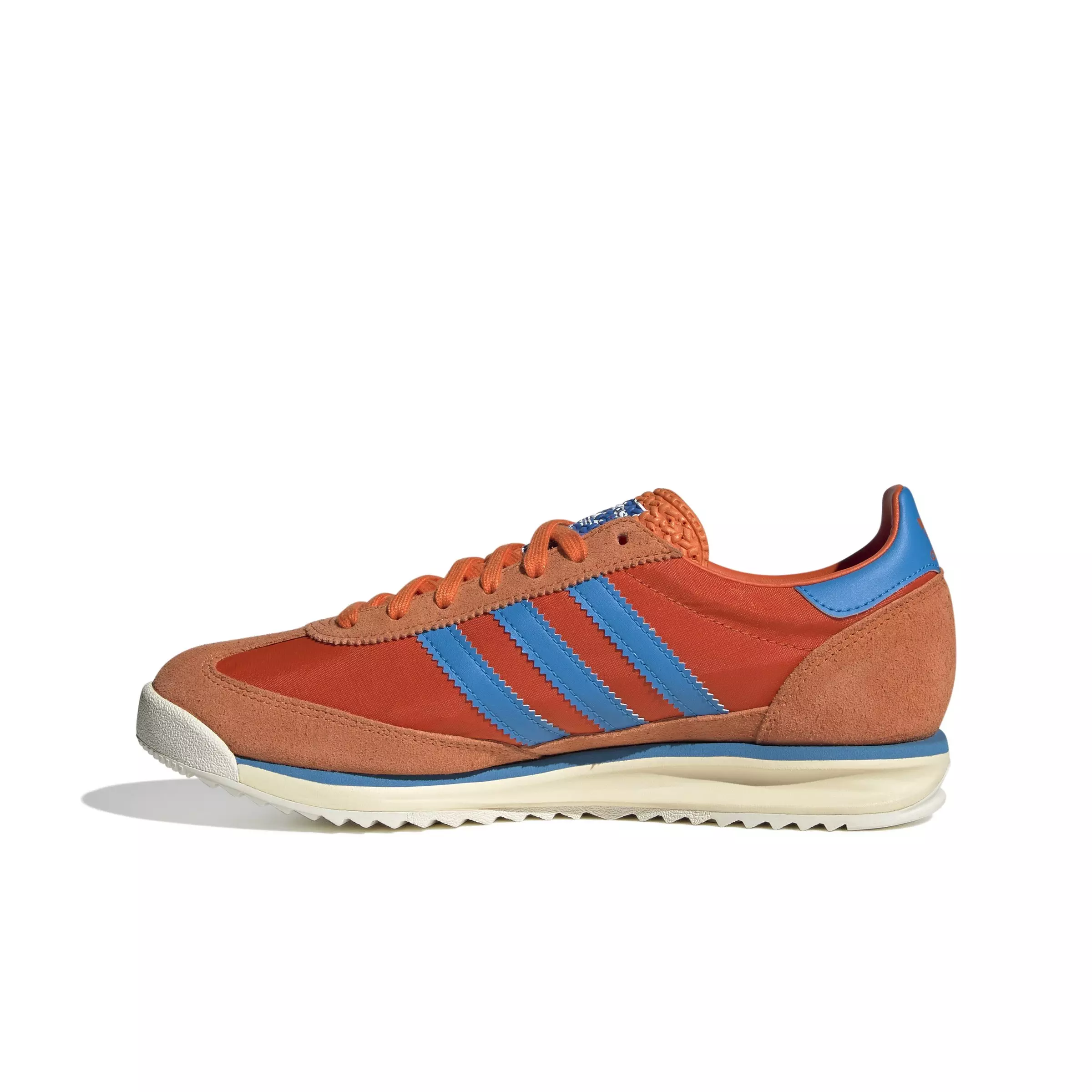 adidas Originals SL 72 RS "Collegiate Orange/Bright Blue/Orange" Men's Shoe - ORANGE/BLUE/ORANGE