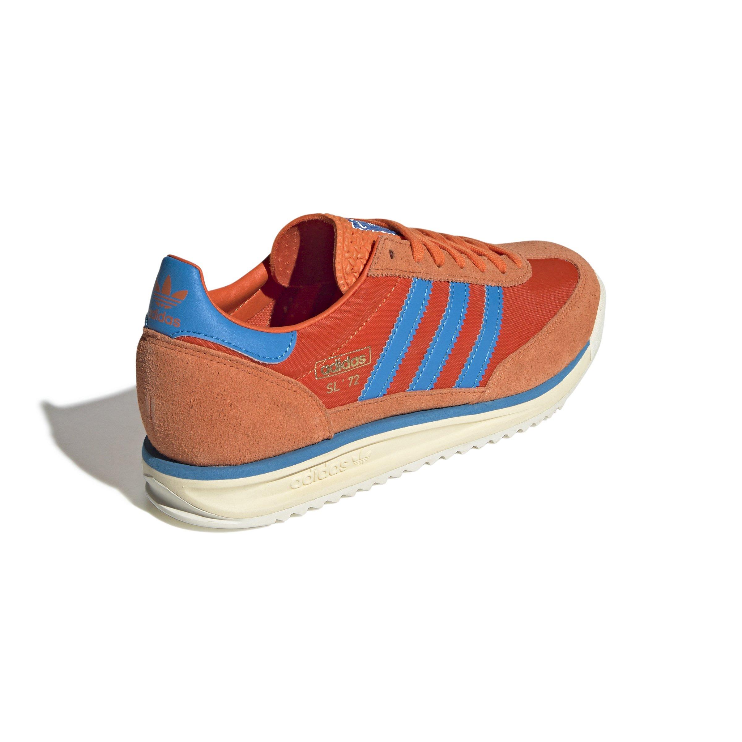 adidas Originals SL 72 RS "Collegiate Orange/Bright Blue/Orange" Men's Shoe - ORANGE/BLUE/ORANGE Thumbnail View 4