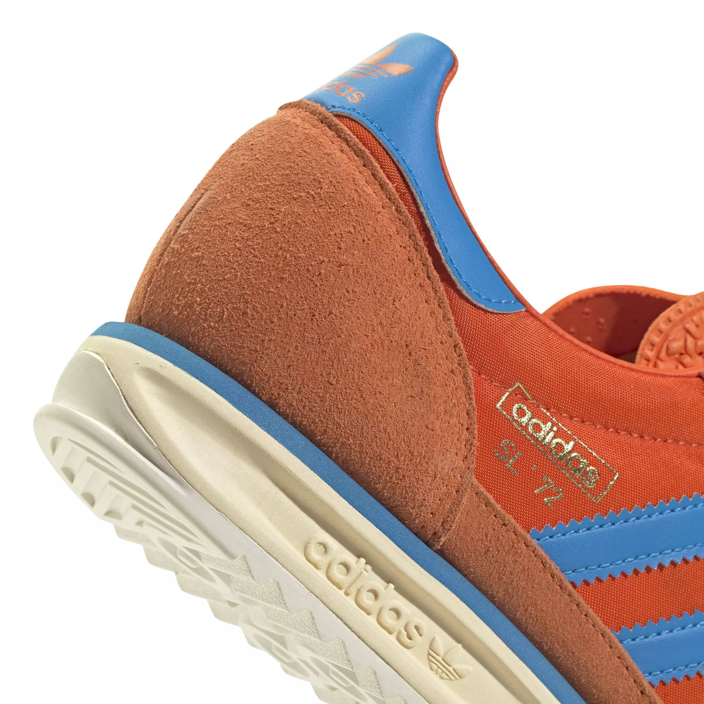 adidas Originals SL 72 RS "Collegiate Orange/Bright Blue/Orange" Men's Shoe - ORANGE/BLUE/ORANGE