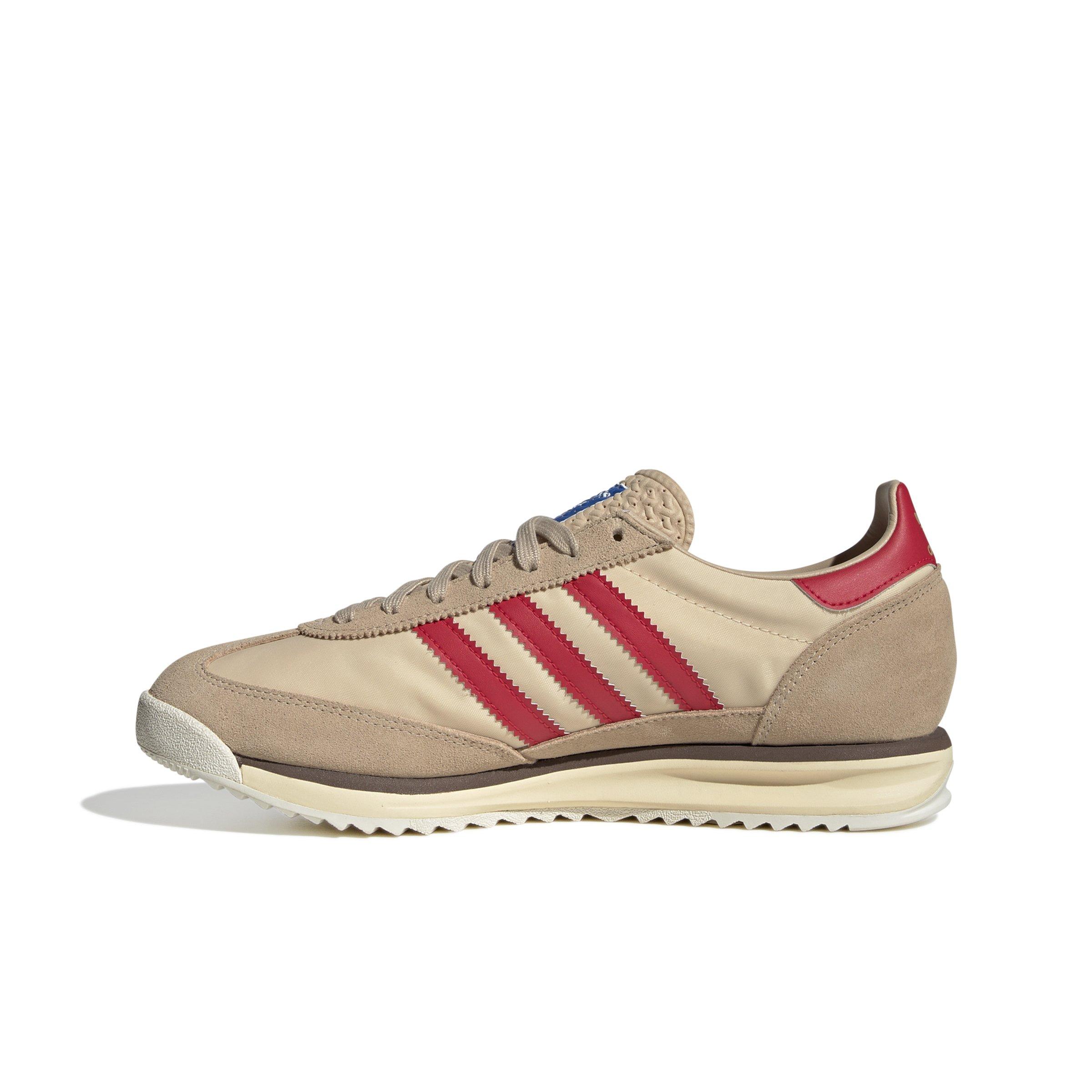 adidas Originals SL 72 RS "Magic Beige/Pure Ruby/Sand Strata" Men's Shoe - BEIGE Thumbnail View 2