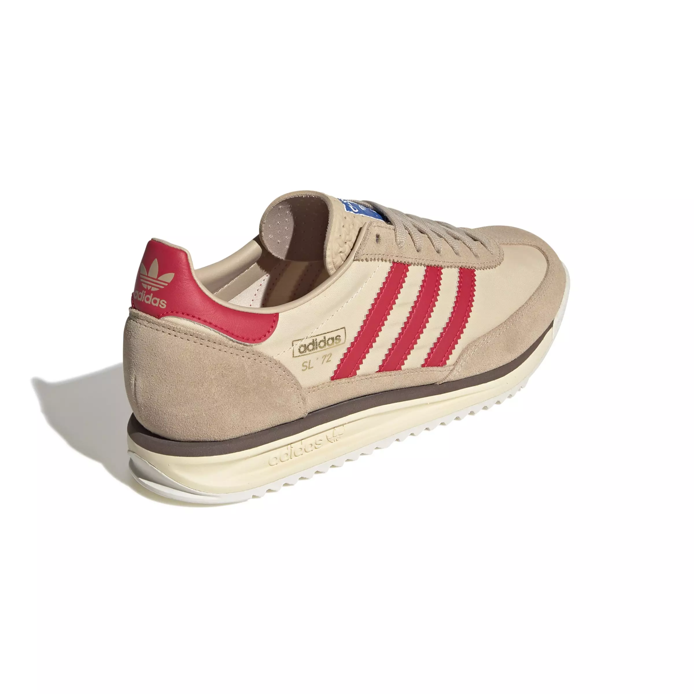 adidas Originals SL 72 RS "Magic Beige/Pure Ruby/Sand Strata" Men's Shoe - BEIGE
