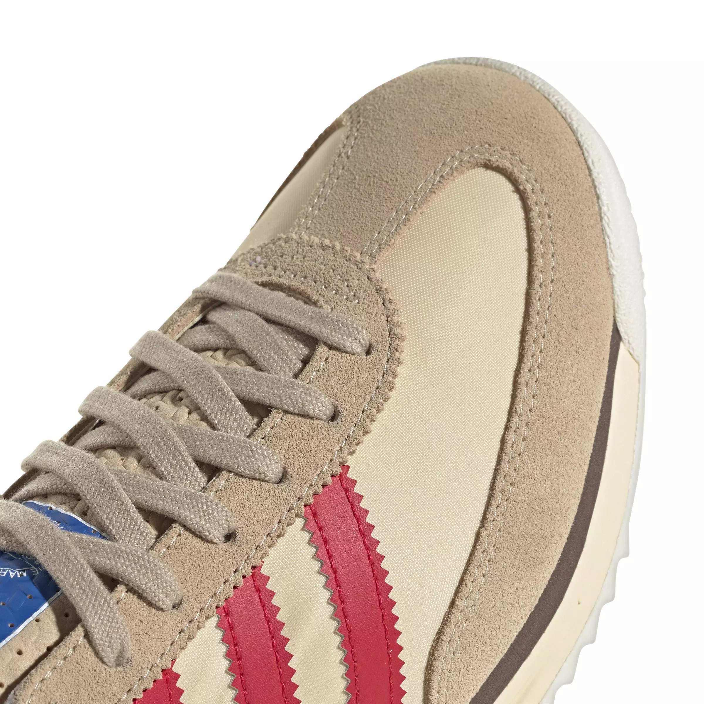 adidas Originals SL 72 RS "Magic Beige/Pure Ruby/Sand Strata" Men's Shoe - BEIGE