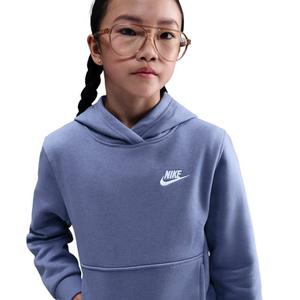 Nike Big Kids' Sportswear Club Fleece Pullover Hoodie - Light Blue